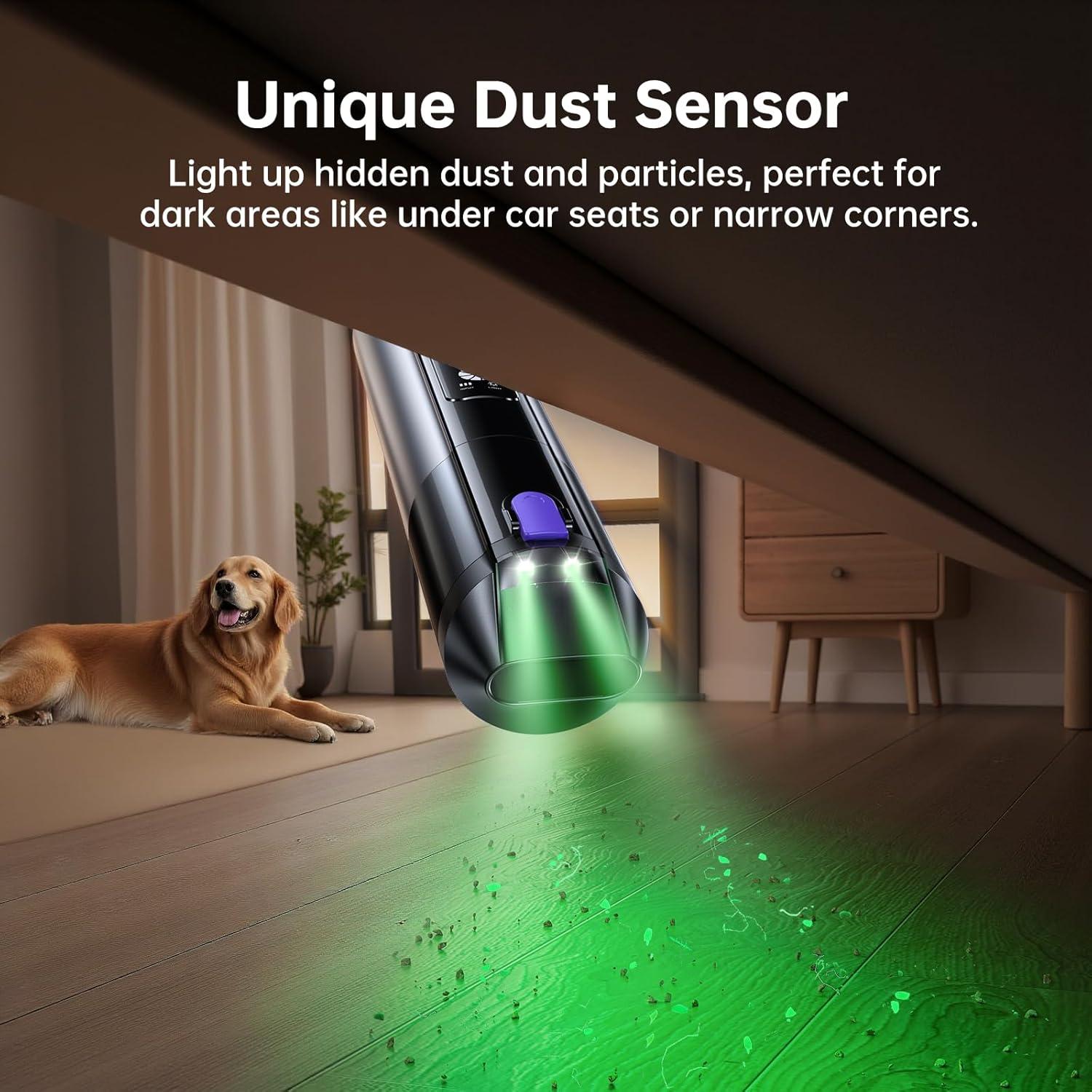 Aspiradora Portátil Wishbird V16H Inalámbrica 120W 18000Pa