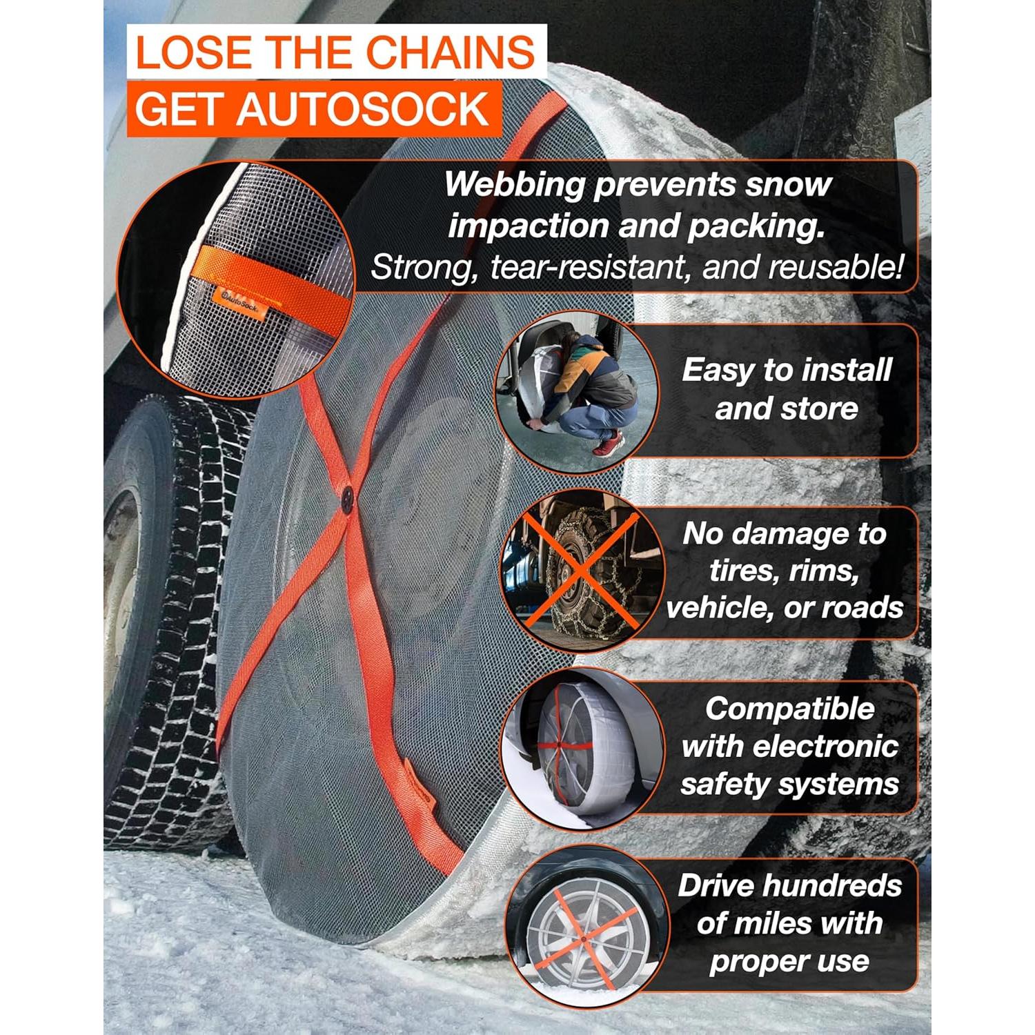 AutoSock AL64 - Calcetines de Nieve para Camiones y Autobuses