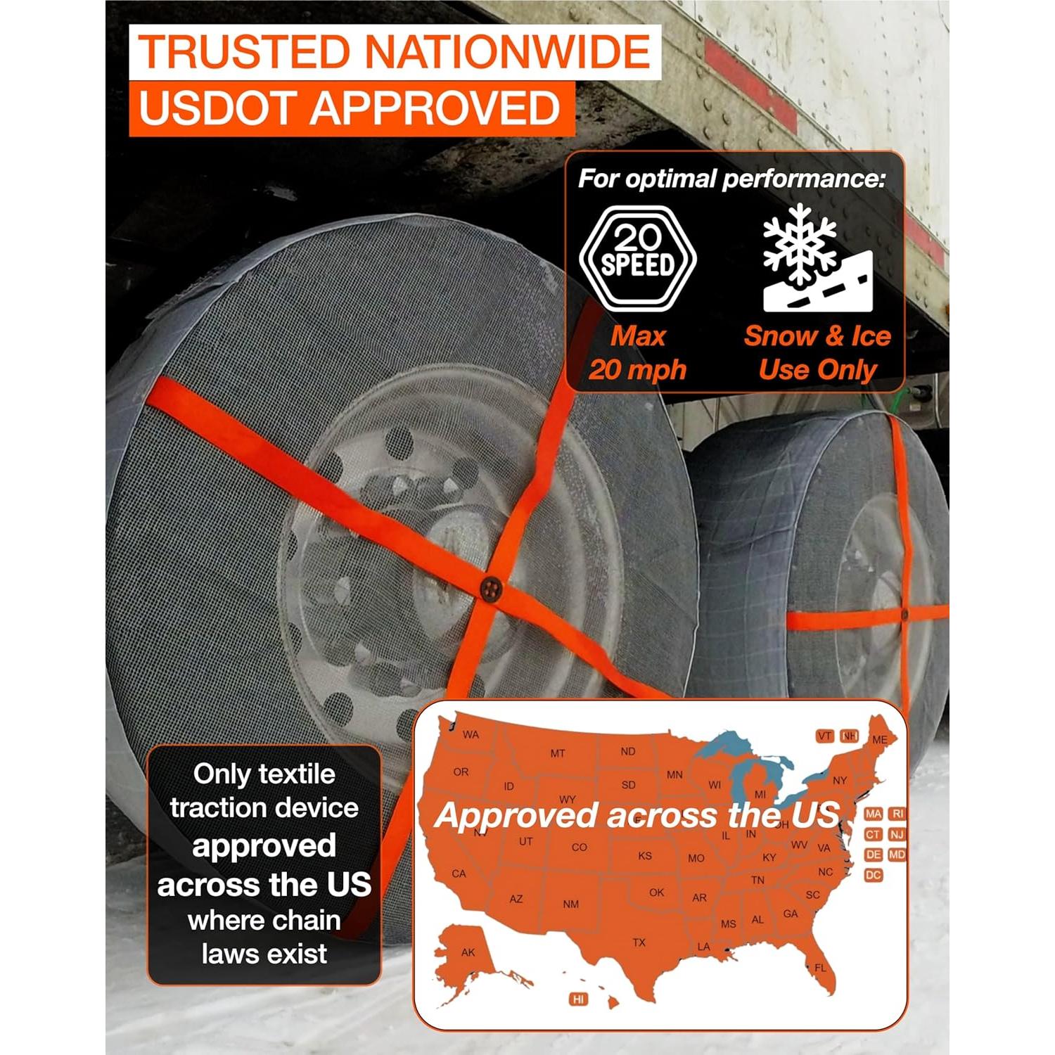 AutoSock AL64 - Calcetines de Nieve para Camiones y Autobuses