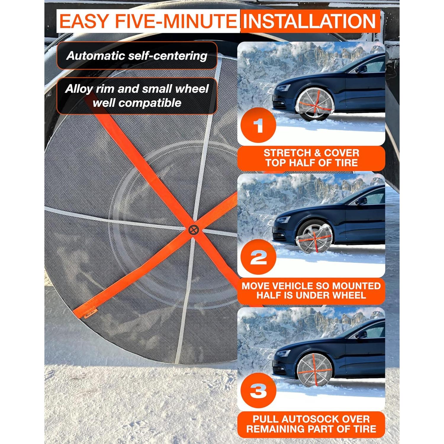 AutoSock AL64 - Calcetines de Nieve para Camiones y Autobuses