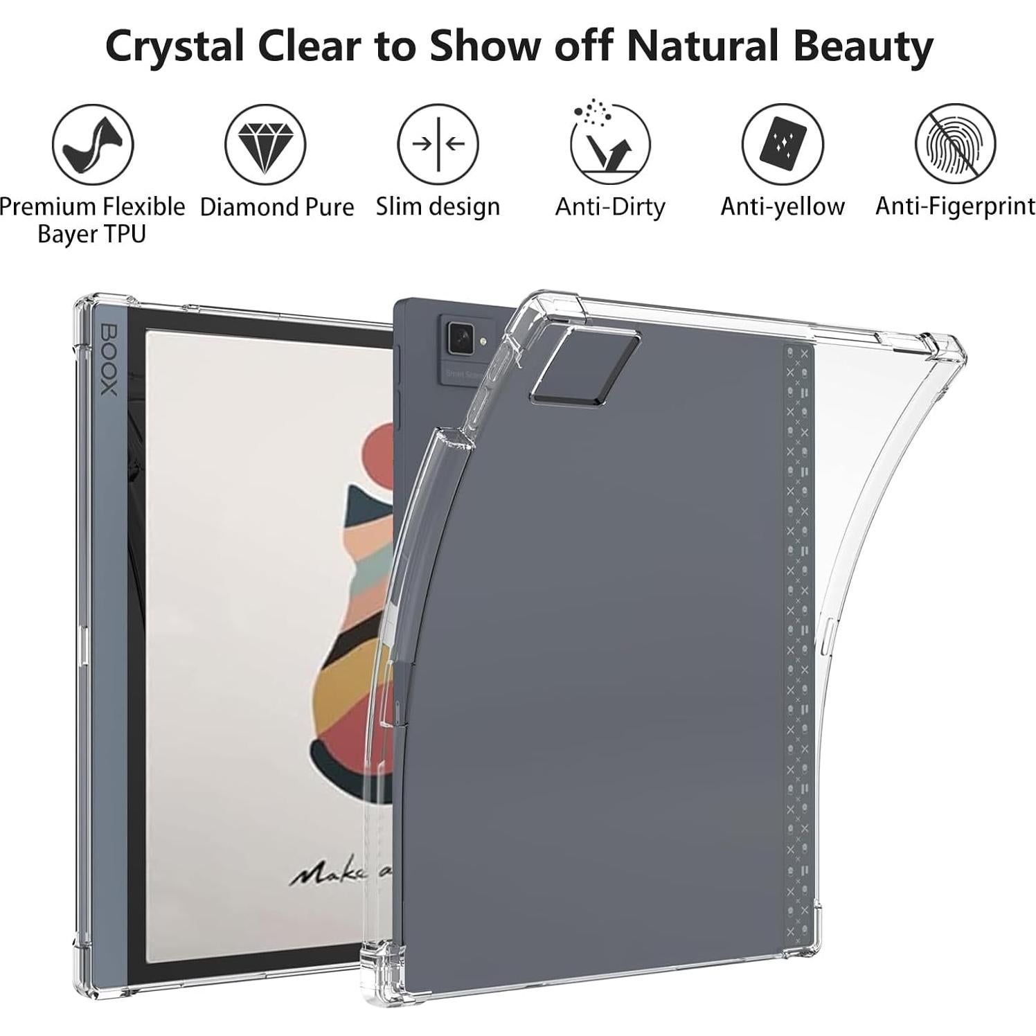 Funda TPU Transparente Aircawin para Onyx Boox 10.3"