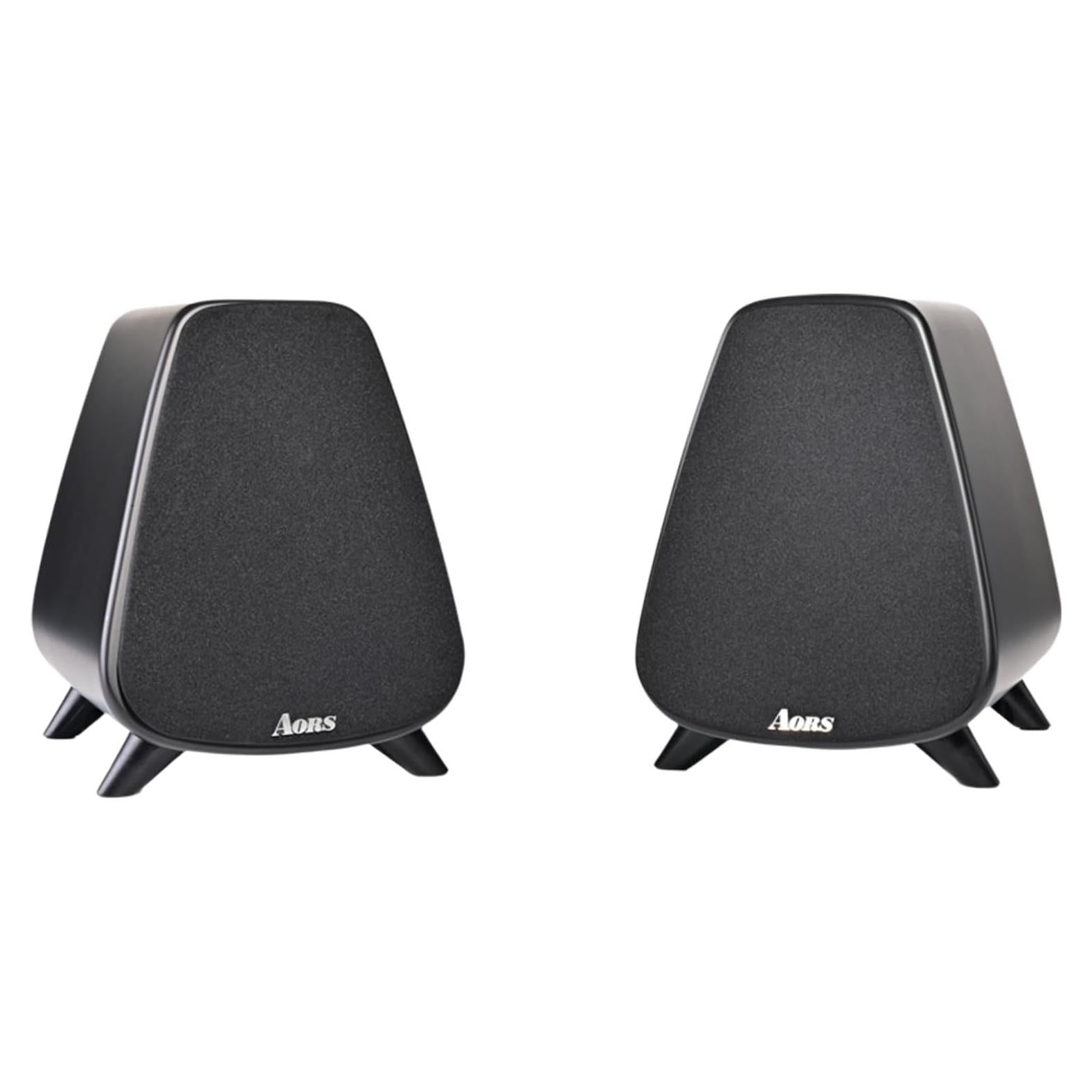 Altavoces Activos AORS AS31 - 80W RMS, Bluetooth 5.3, Madera Negra