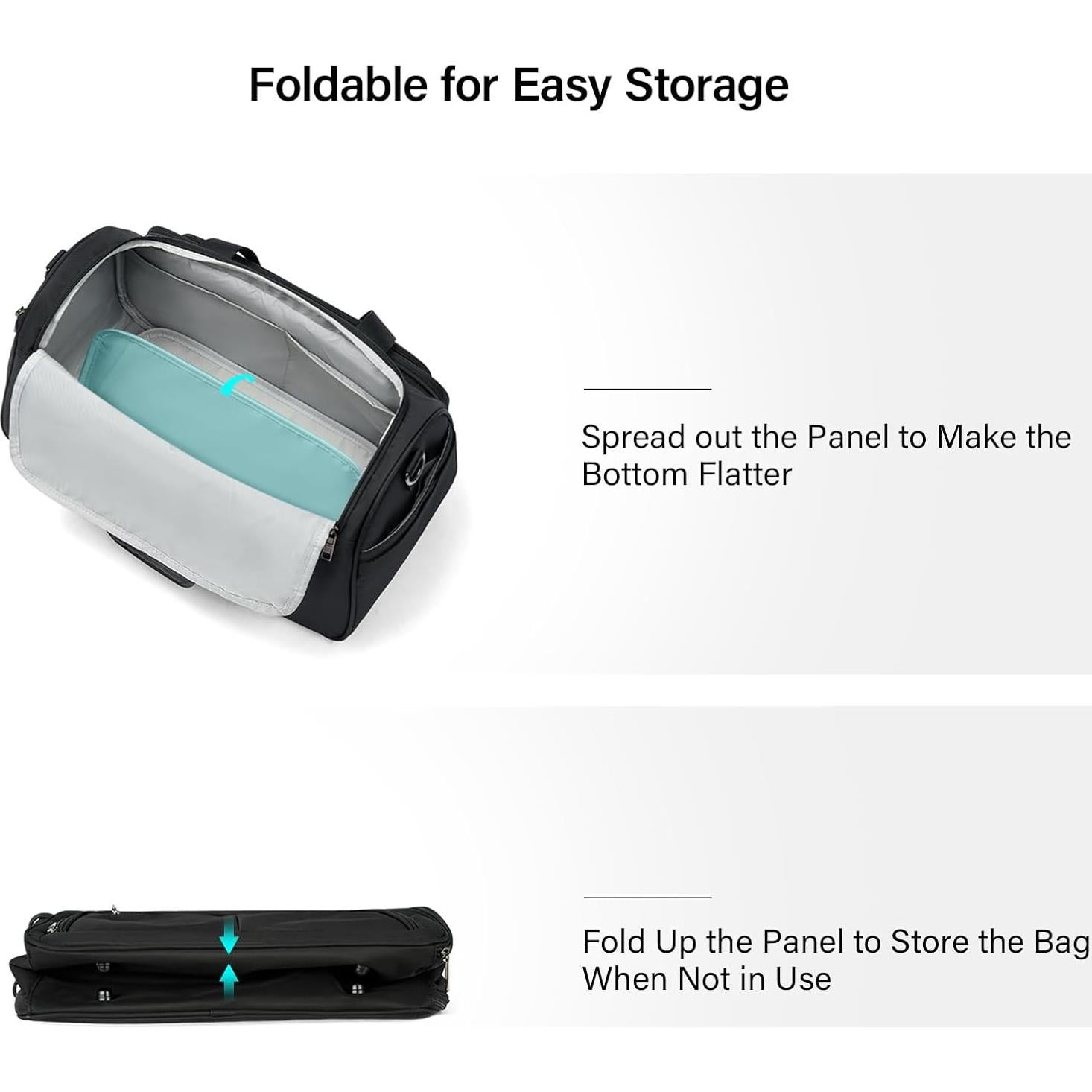 Bolsa de Mano Hanke Plegable para Equipaje de Cabina 42x21x26cm