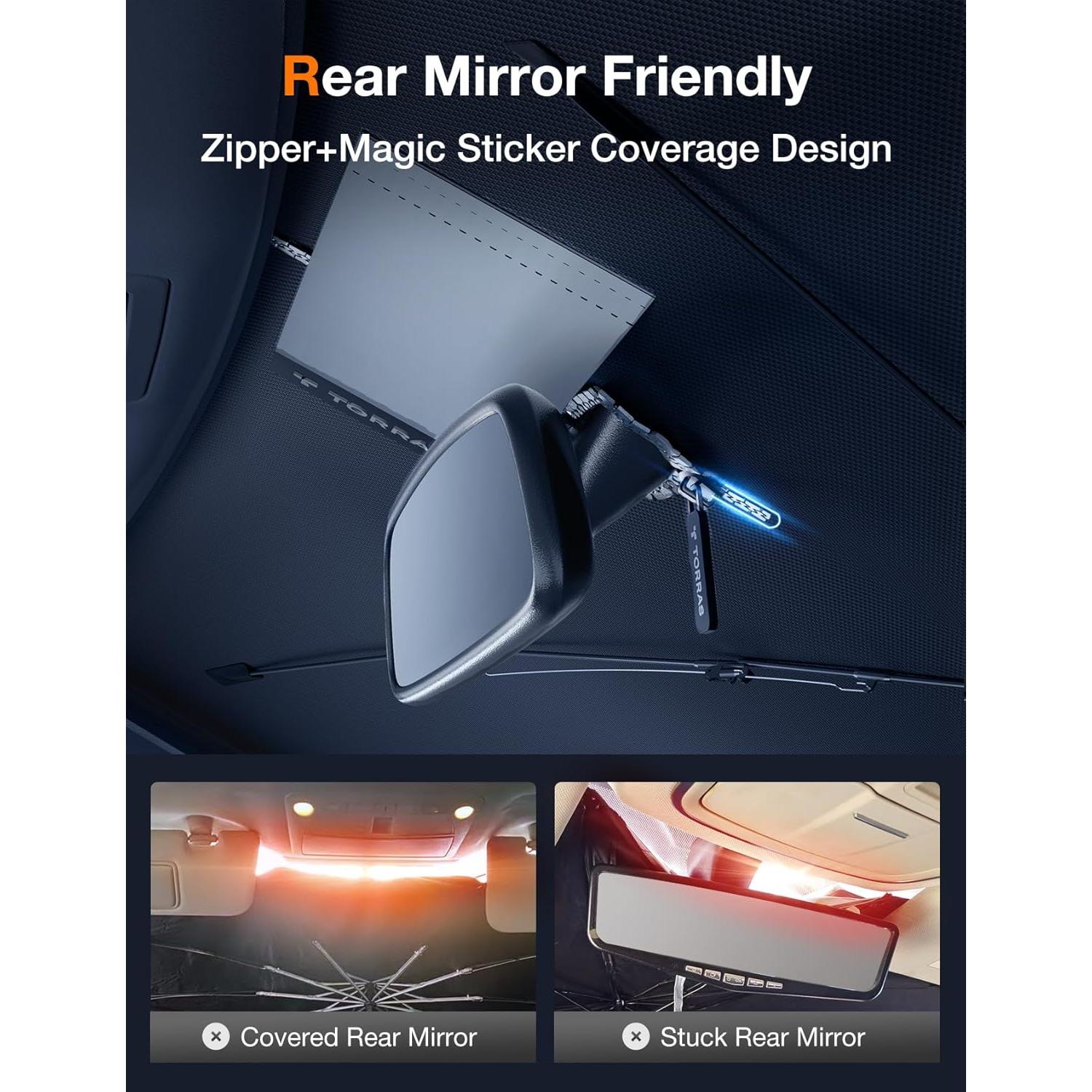 Sombrilla para Parabrisas TORRAS TS-ZYS-3 137x79cm Plegable