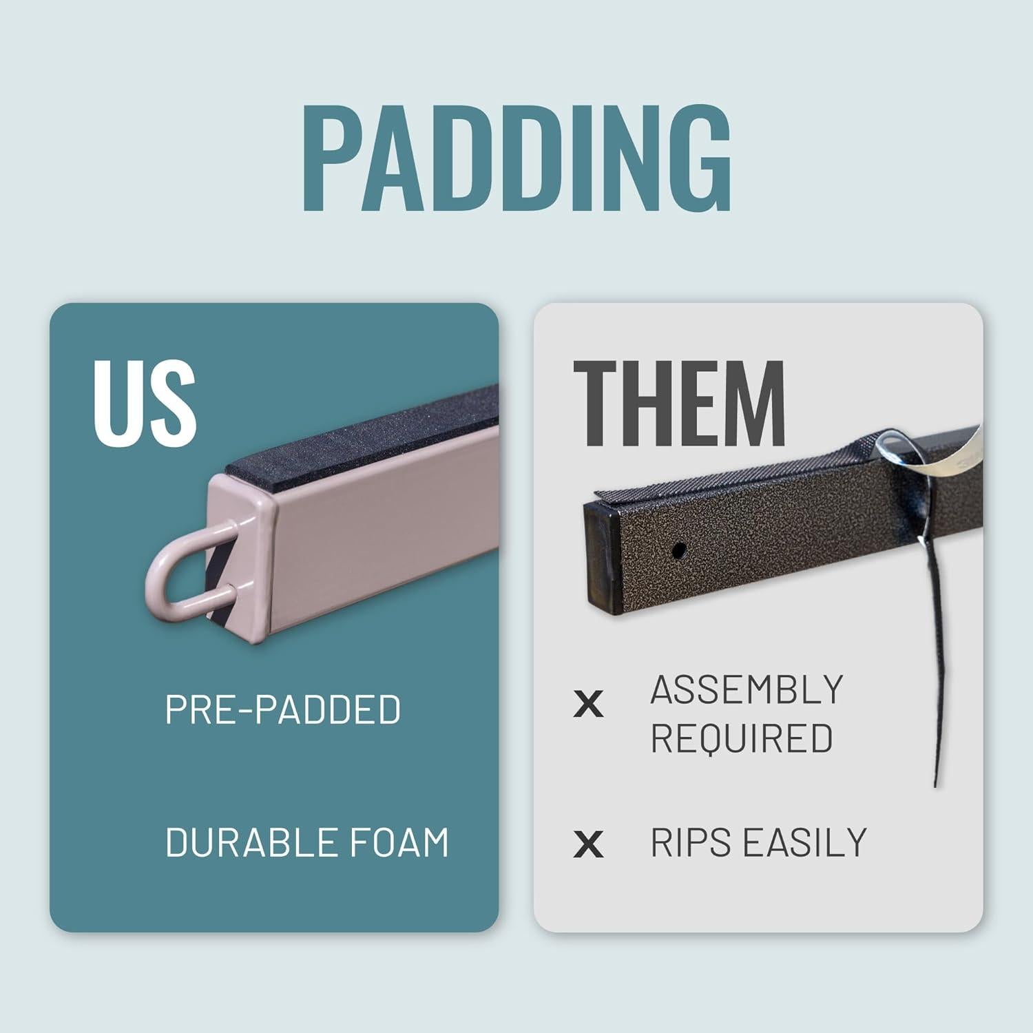 Soporte de Almacenamiento para 4 Kayaks Teal Triangle Negro