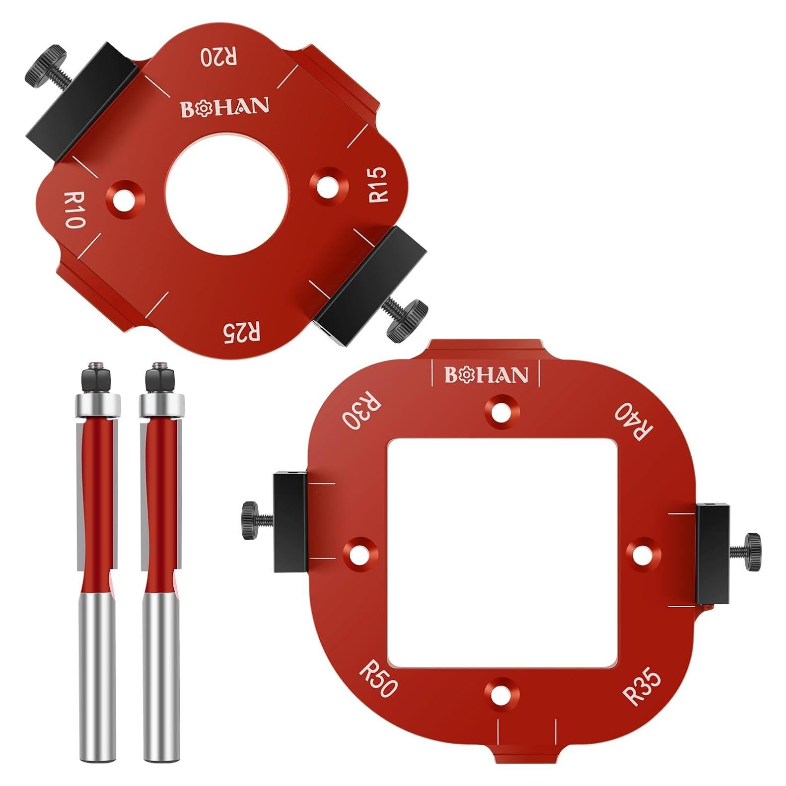 Plantilla de Radio de Esquina FAMIWIN con Cuchilla - Aluminio