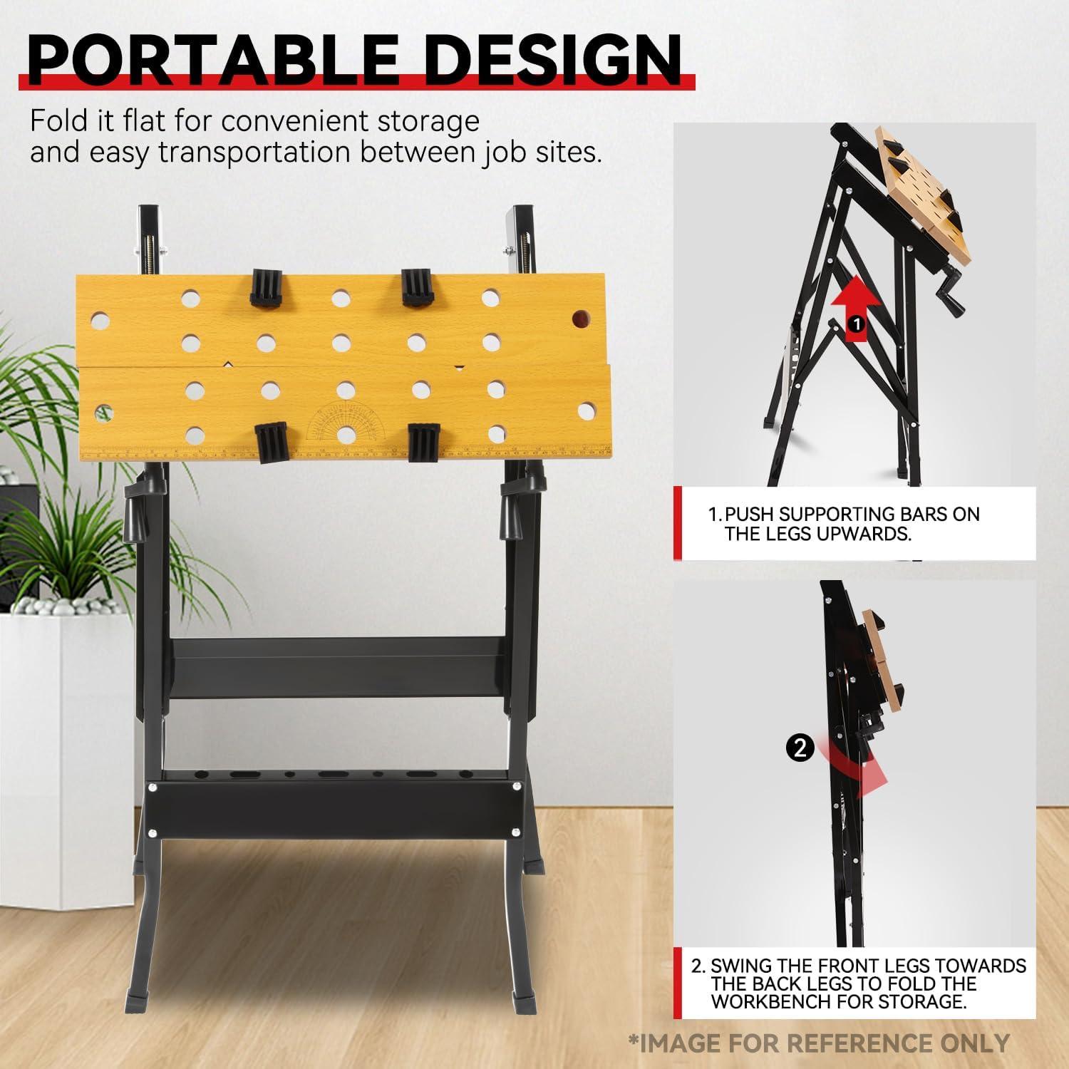 Banco de Trabajo Ajustable Auto Dynasty 3 Ángulos 100 kg