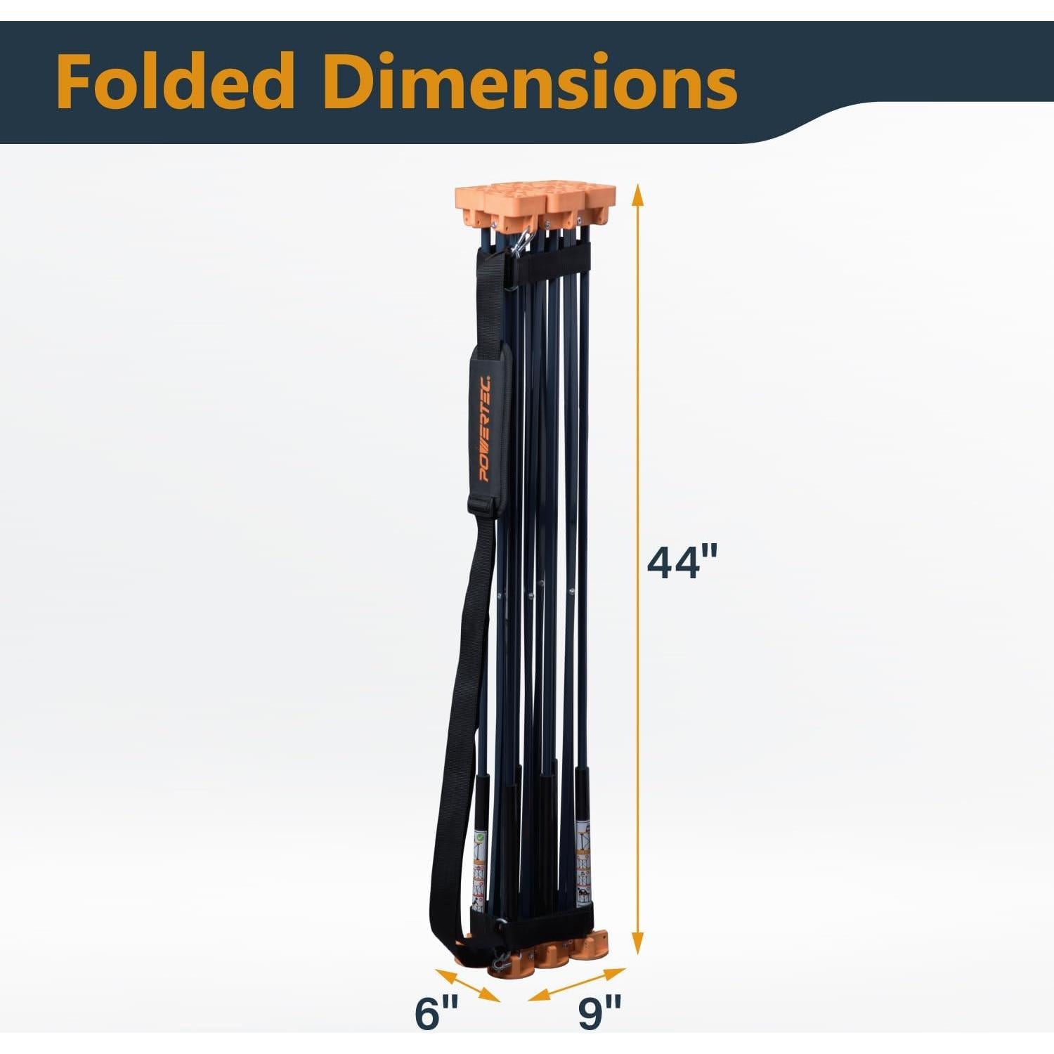 Banco de Trabajo PORTÁTIL POWERTEC 2x4ft Plegable 1134kg