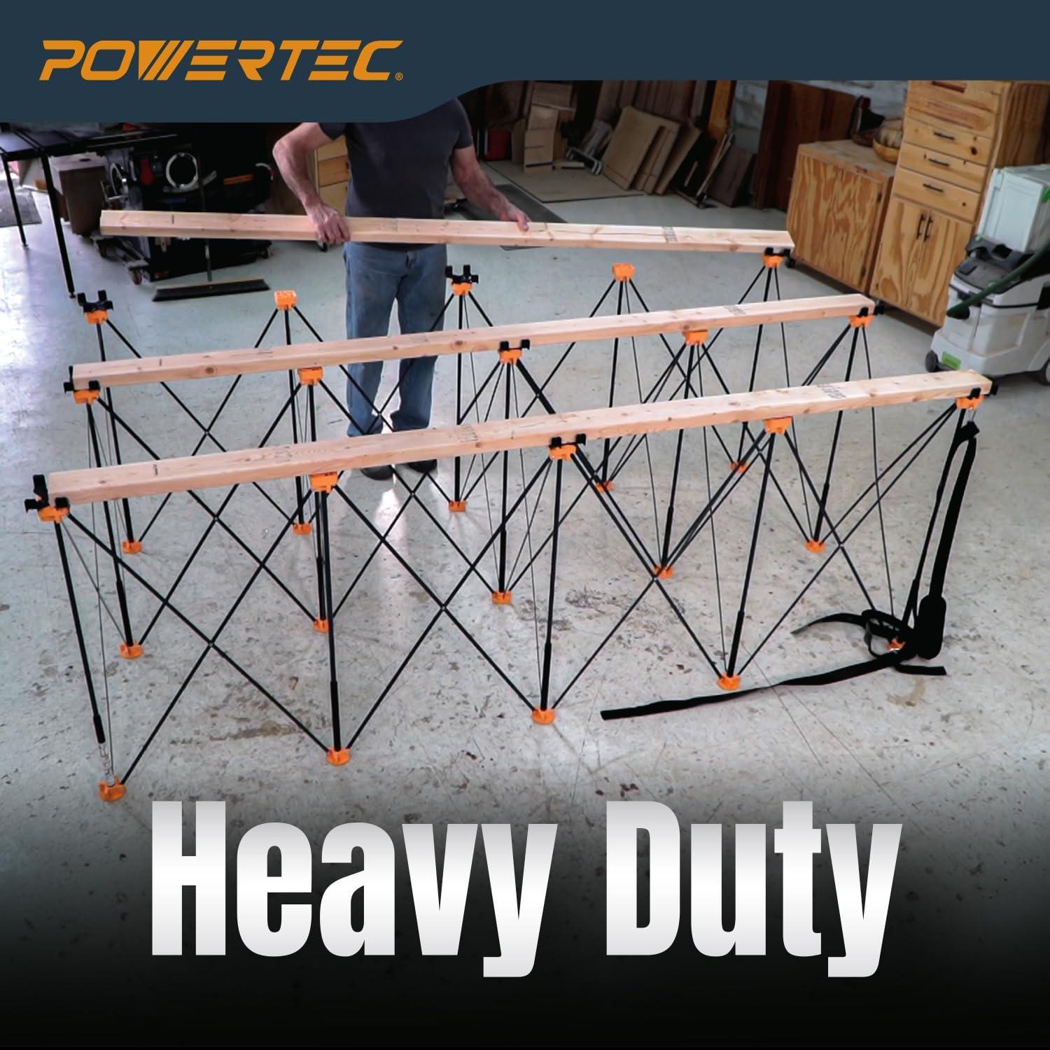 Banco de Trabajo PORTÁTIL POWERTEC 2x4ft Plegable 1134kg