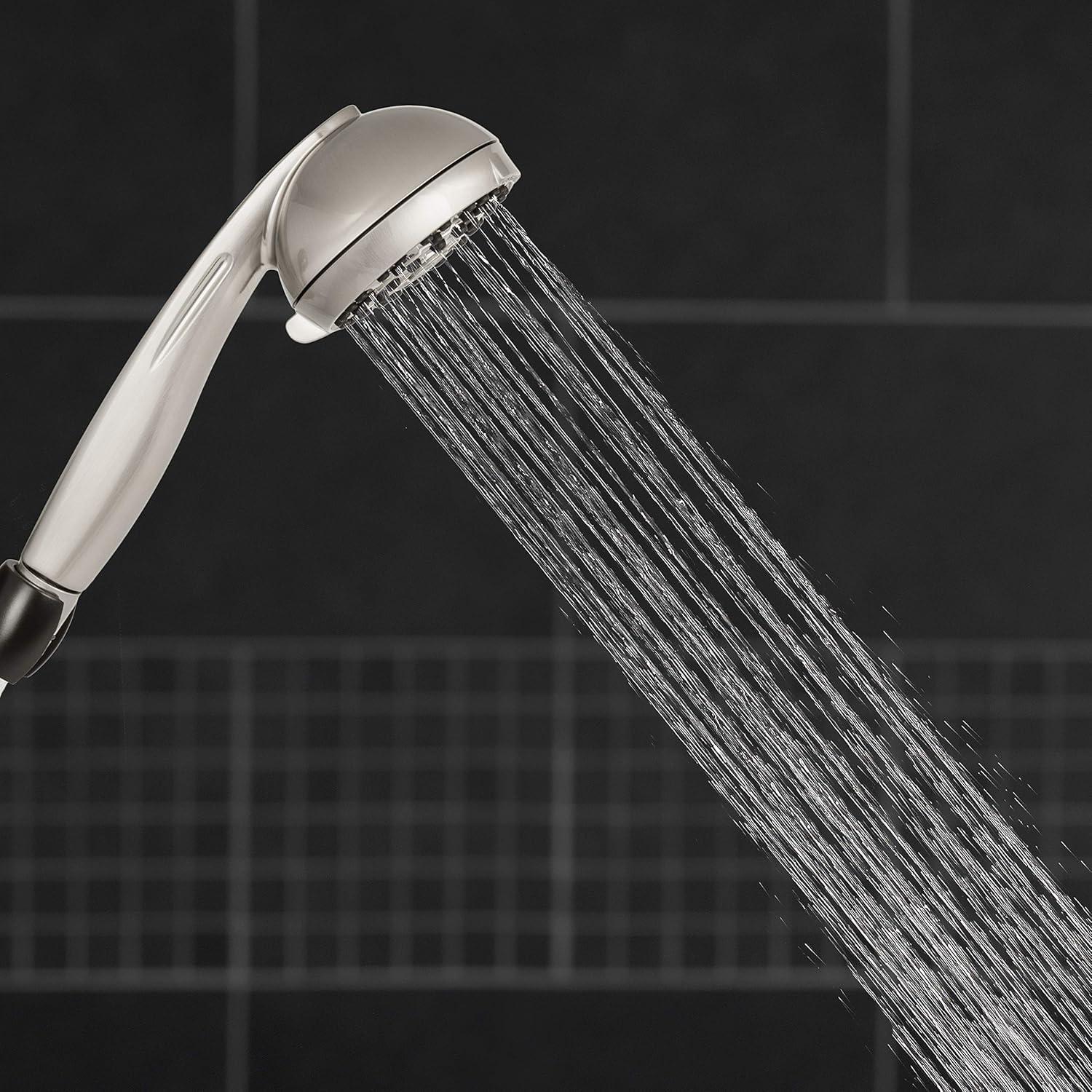 Cabezal de Ducha de Mano Waterpik XAS-649E 6 Modos Níquel Cepillado