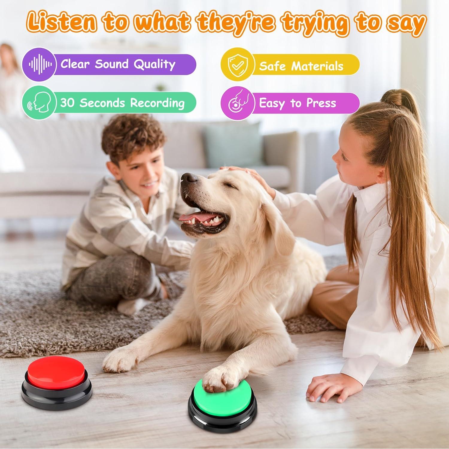 Botones de Comunicación para Mascotas EEPYOCB - Set de 4