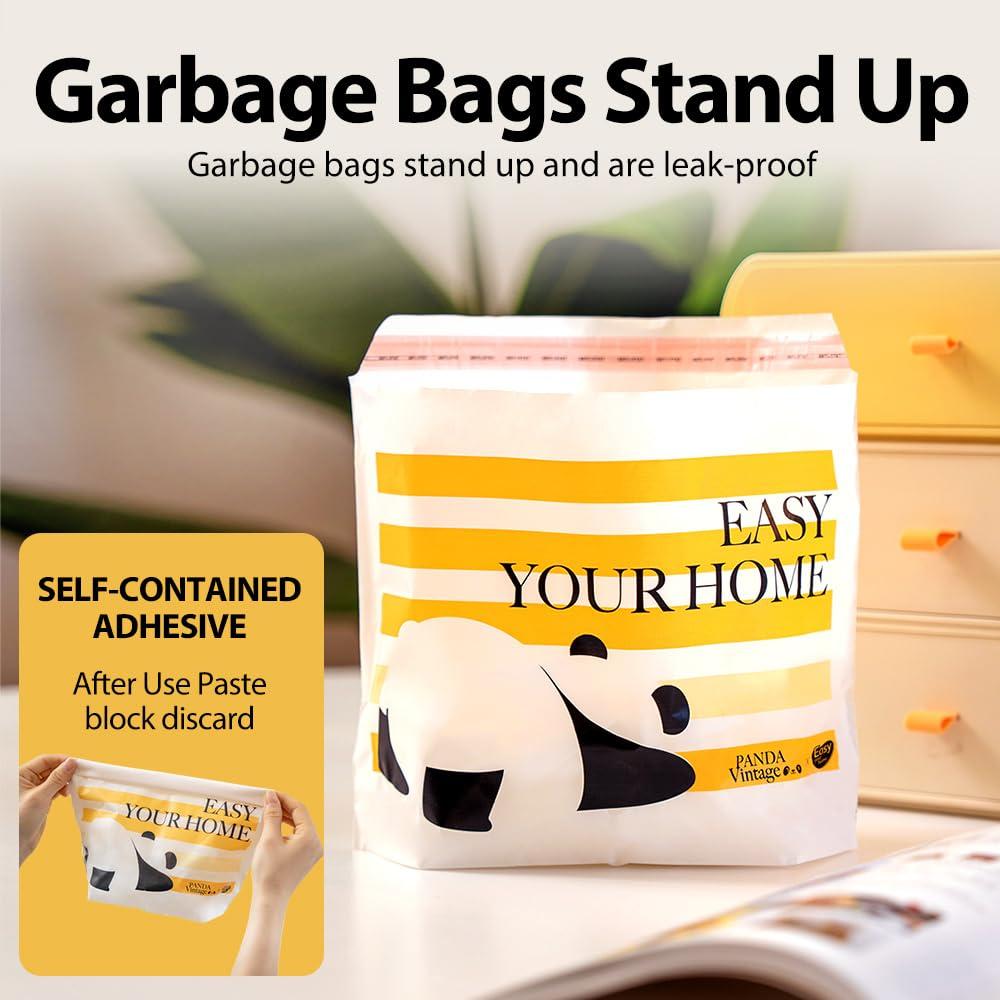 30 Bolsas de Basura Portátiles Adhesivas Yantai 24.89x11.68cm