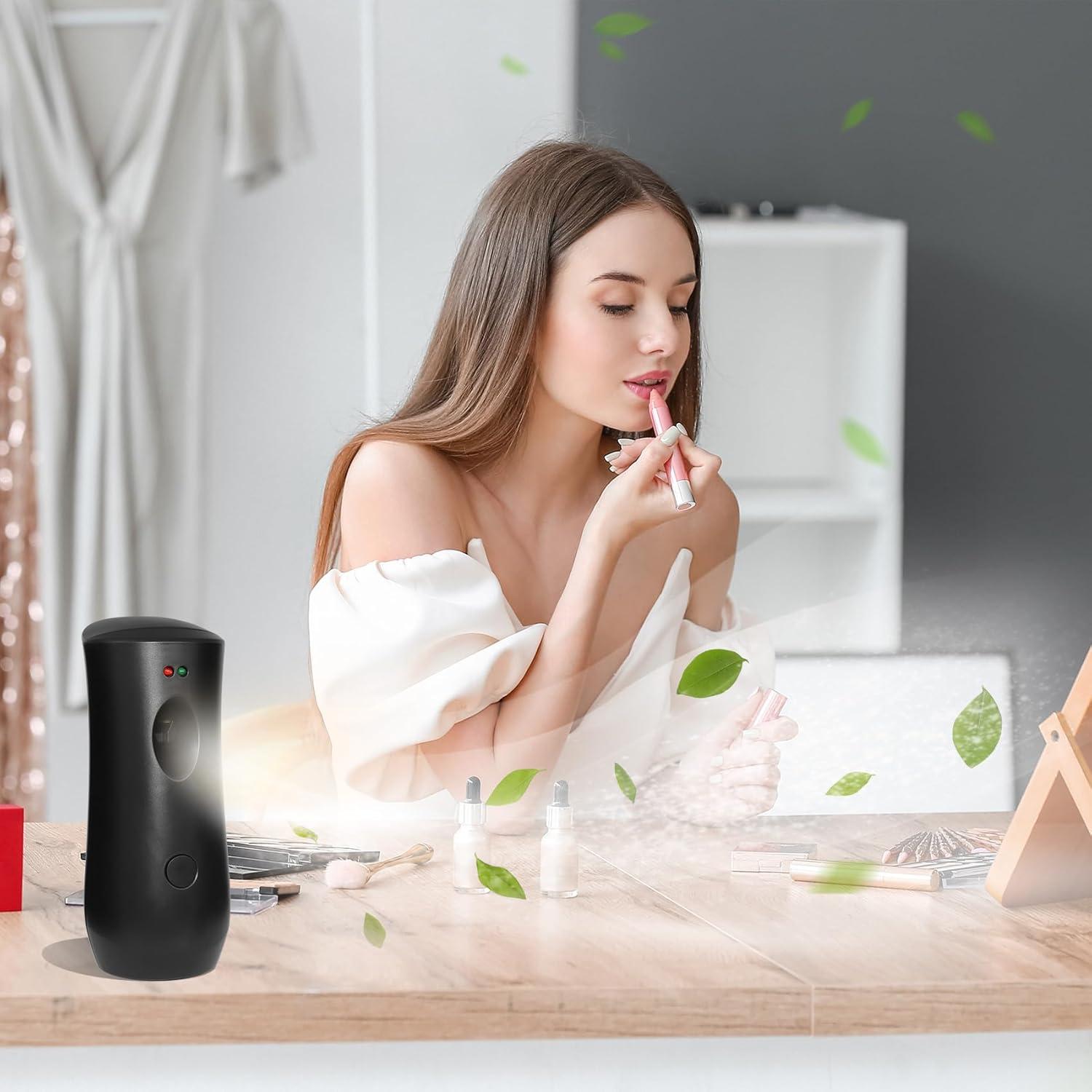 Dispensador de Fragancia Automático 4-Pack Waren&Huis Negro