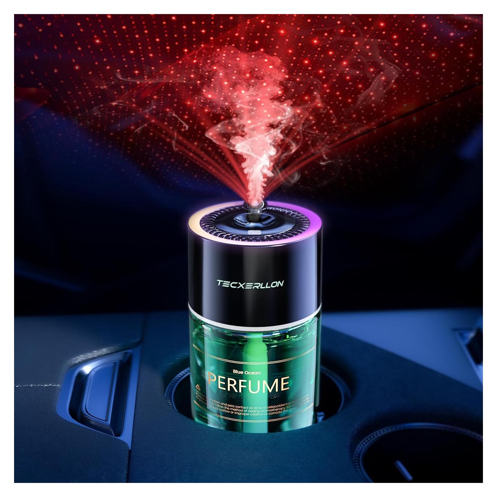 Ambientador de Auto TECXERLLON 120ml con Luz Estrellada RGB