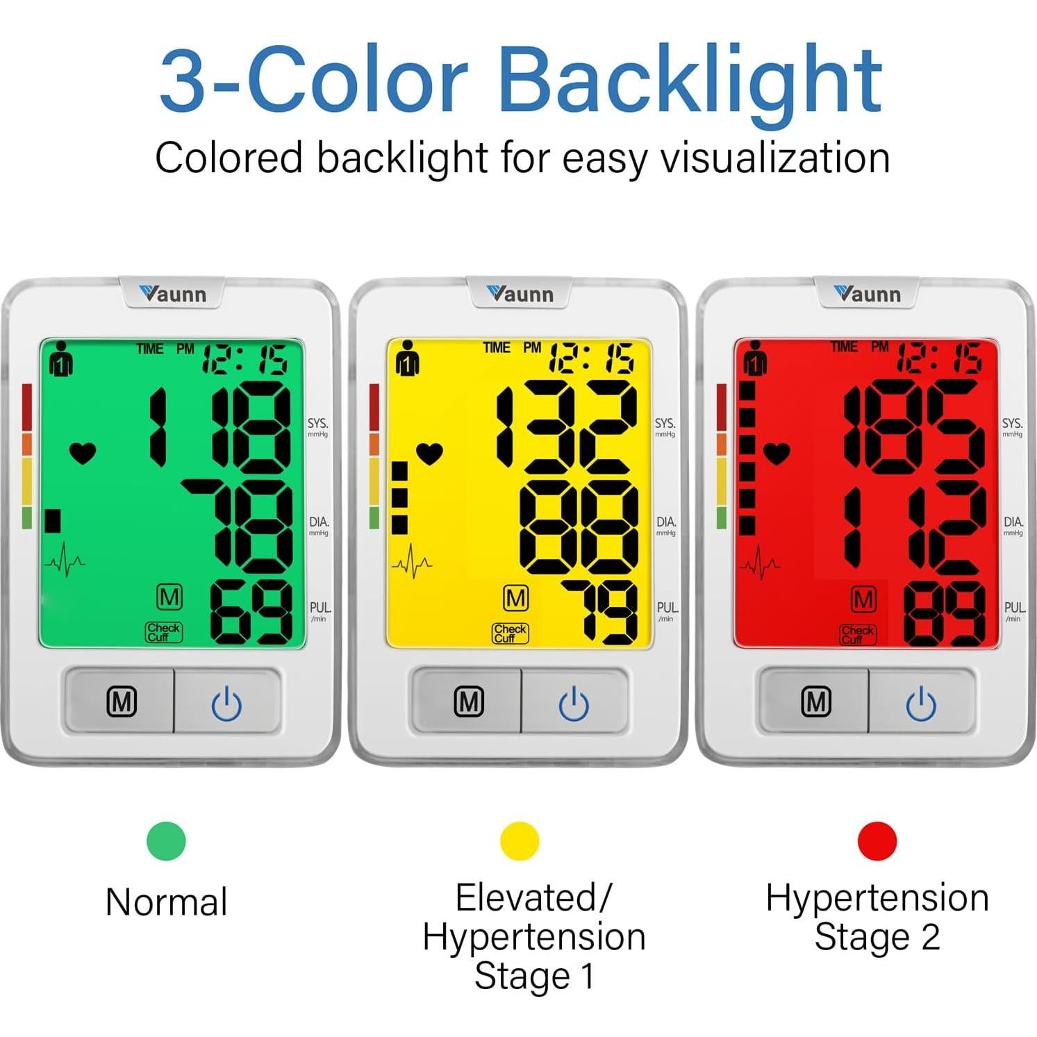 Monitor Automático de Presión Arterial Vaunn Medical Grande 32-52 cm
