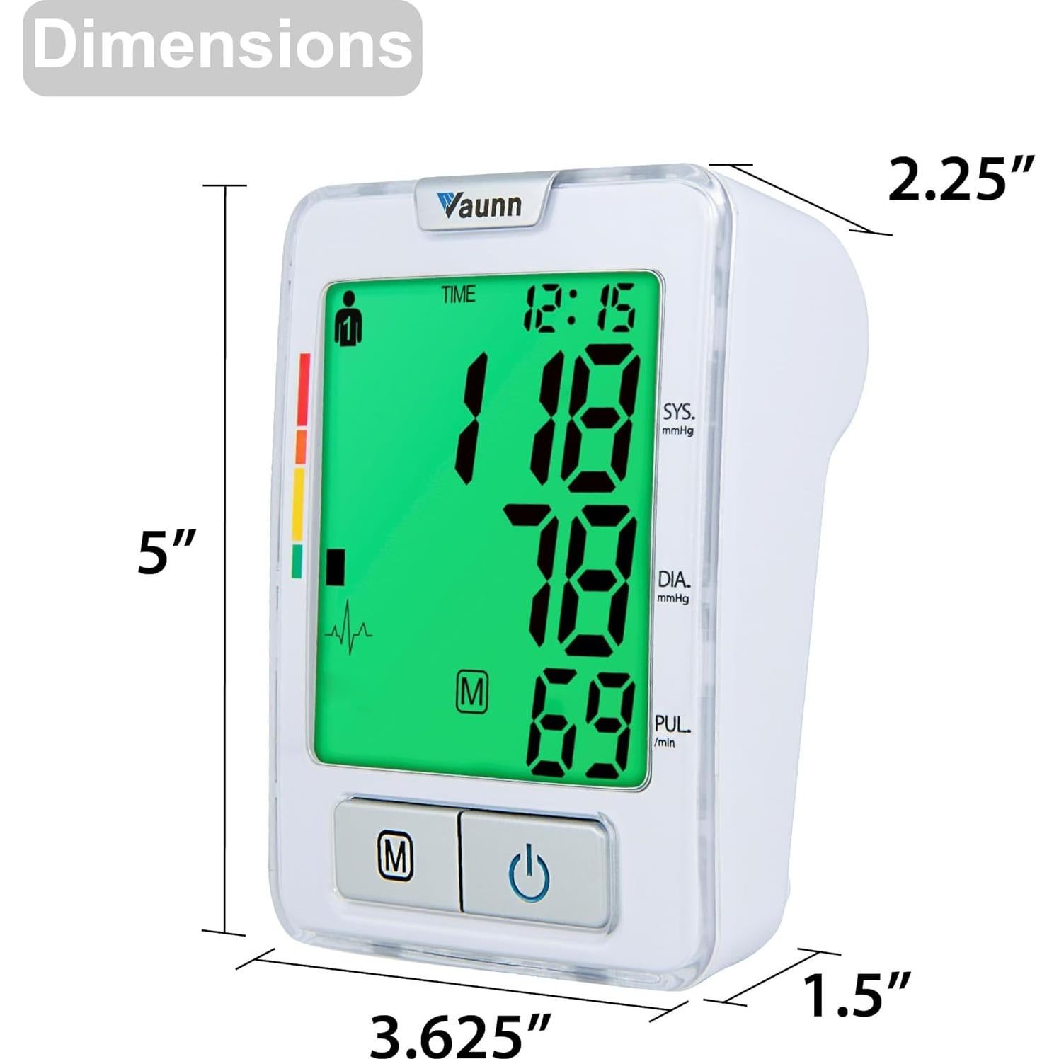 Monitor Automático de Presión Arterial Vaunn Medical Grande 32-52 cm
