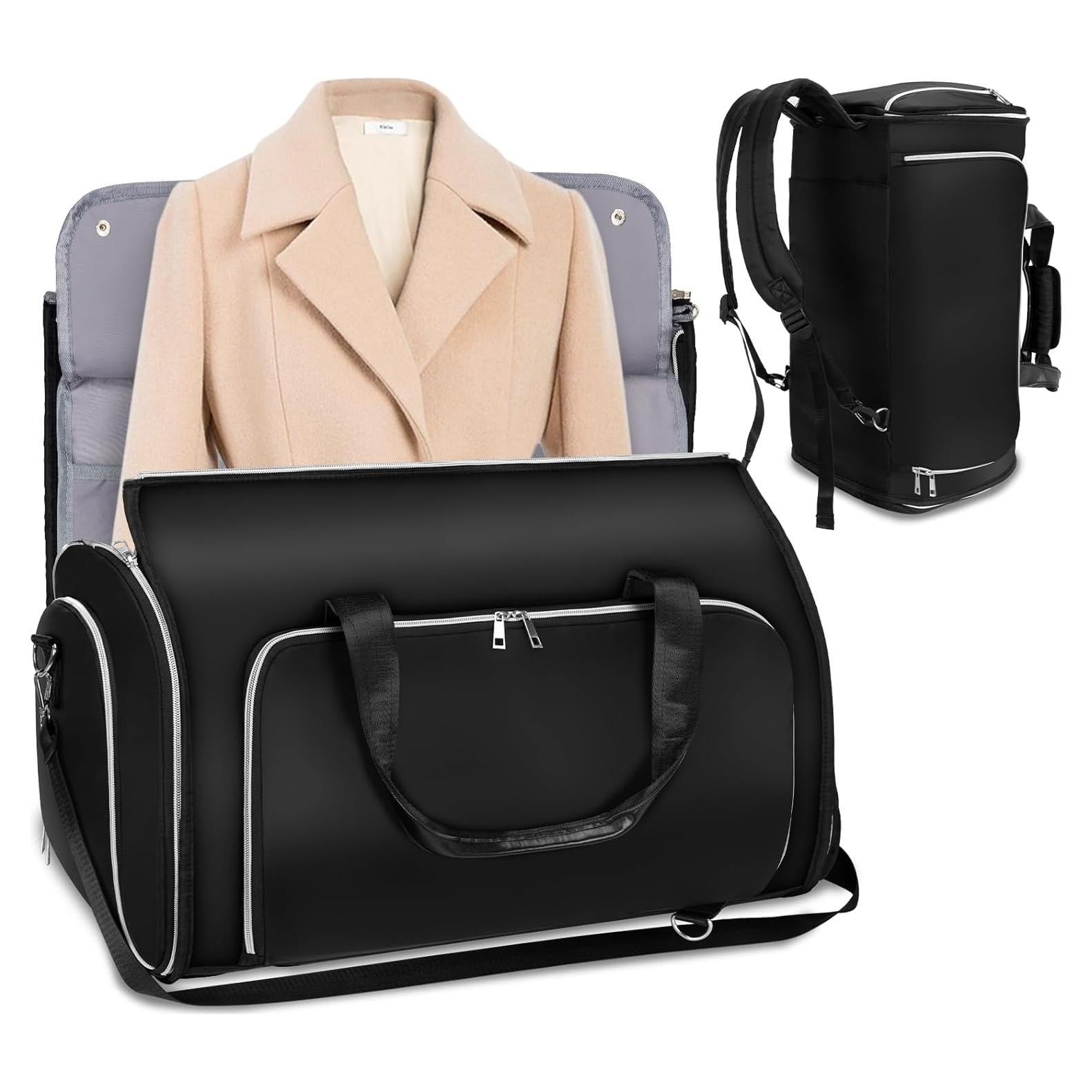 Bolsa de viaje 40L Stillithou negra impermeable con compartimento