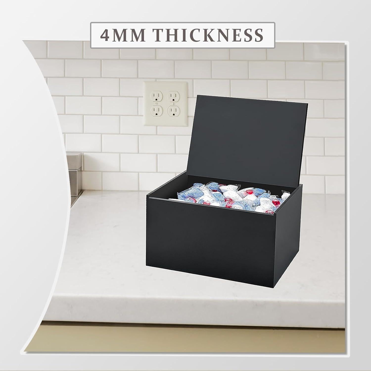 Soporte para Cápsulas de Lavavajillas Bigfety Acrílico Negro