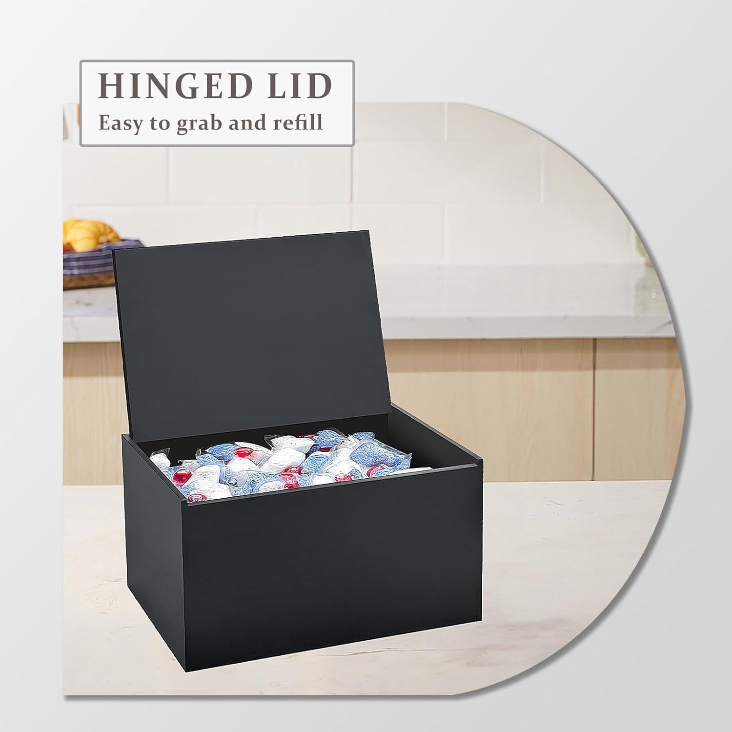 Soporte para Cápsulas de Lavavajillas Bigfety Acrílico Negro