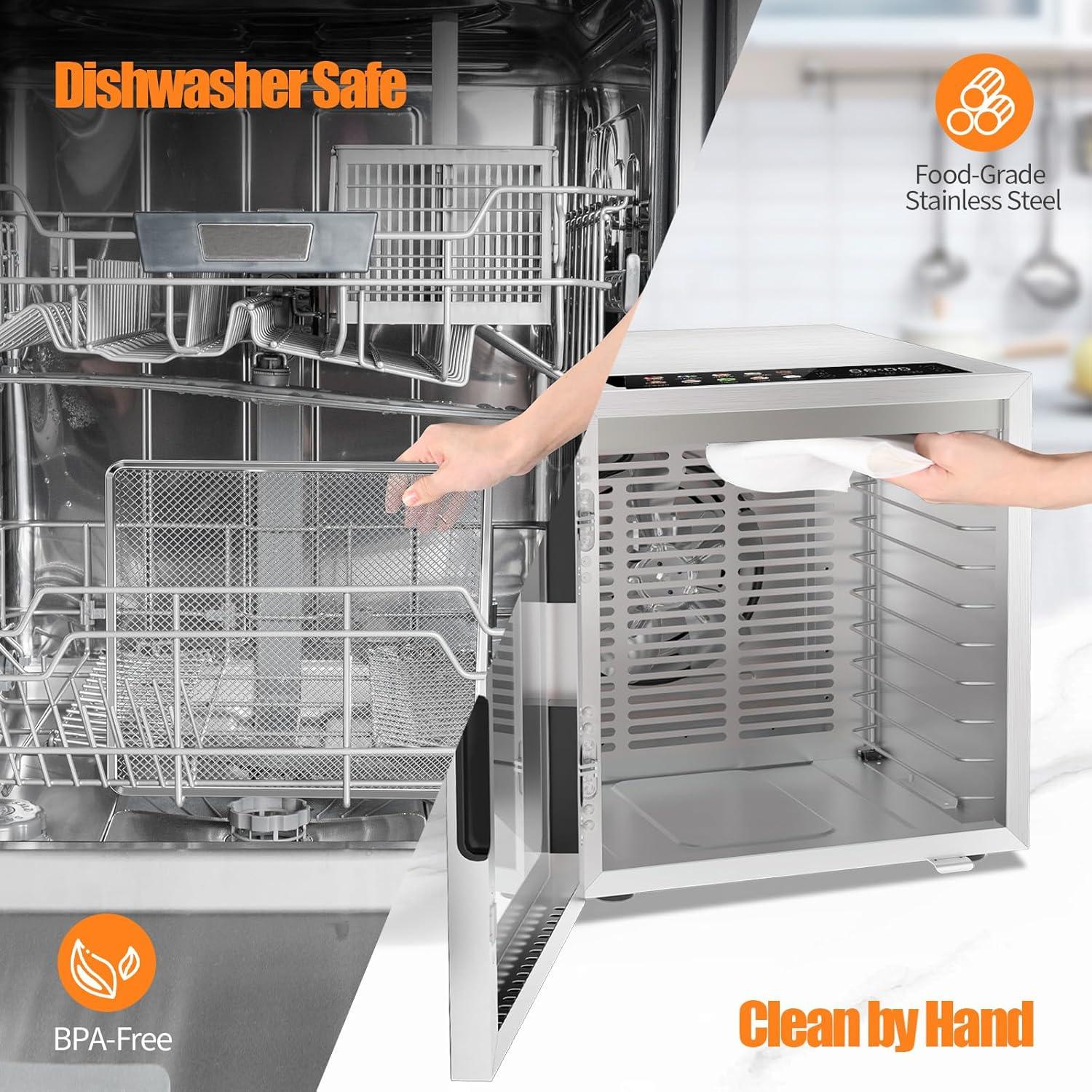 Deshidratadora de Alimentos YASHE FD-1013A 10 Bandejas 850W