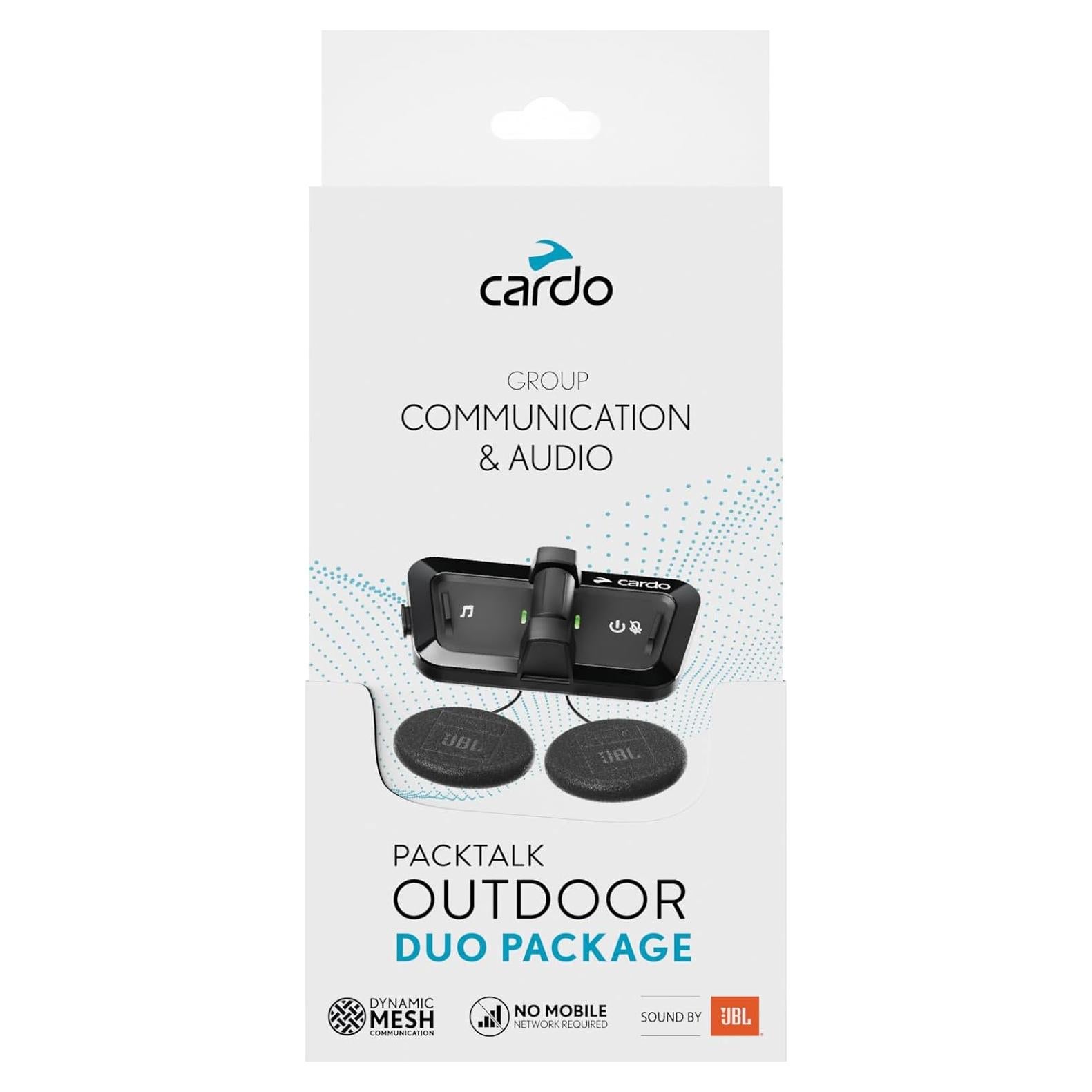 Intercomunicador Inalámbrico Cardo Packtalk Outdoor Doble