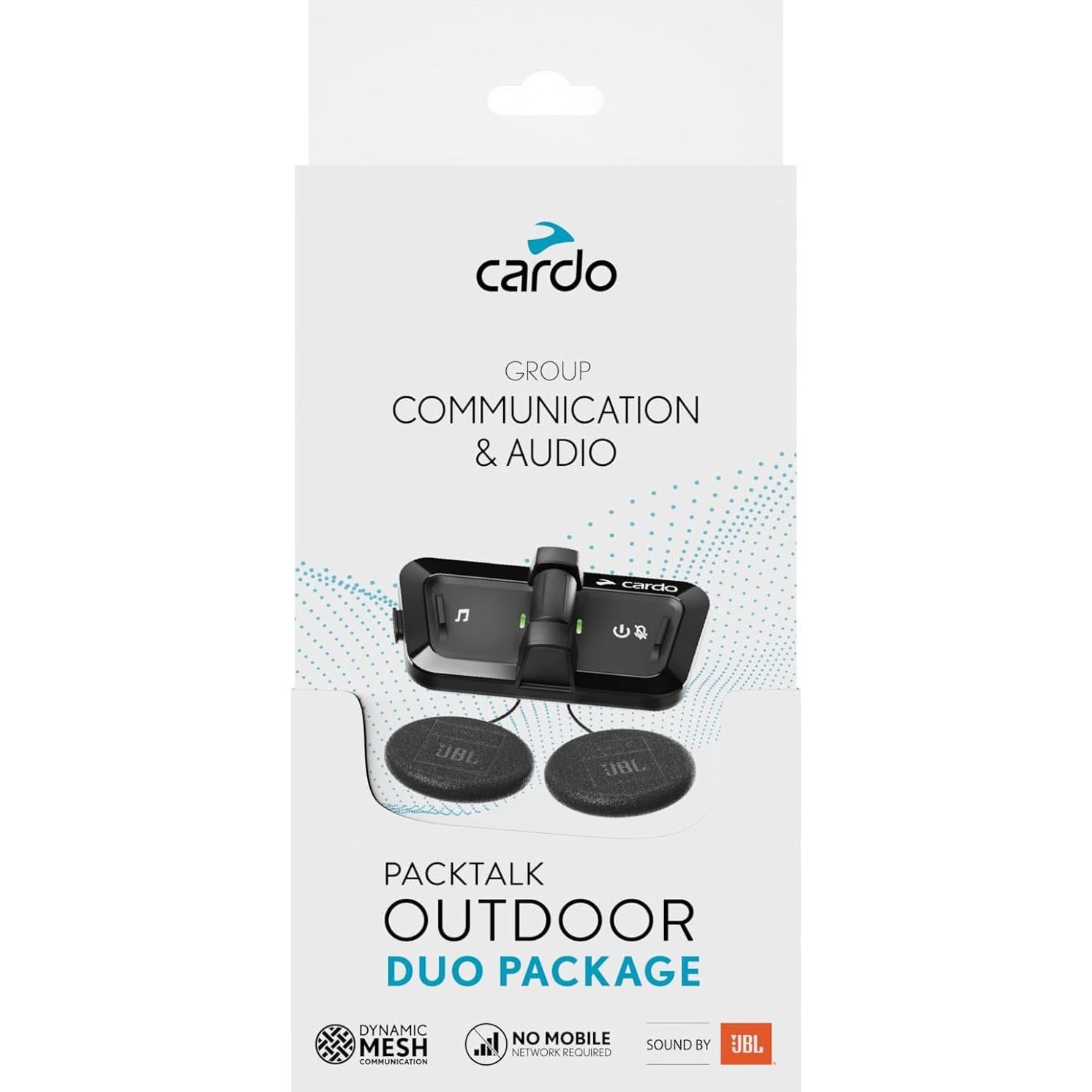 Intercomunicador Inalámbrico Cardo Packtalk Outdoor Doble