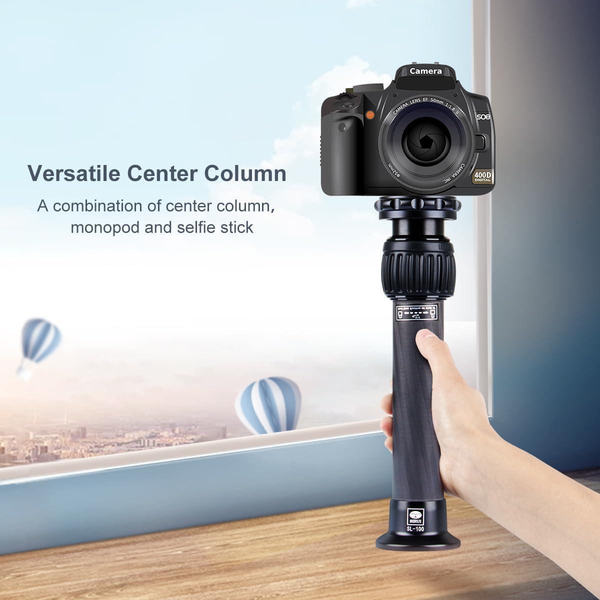 Extensor de Columna Central SIRUI SL-100 Fibra de Carbono 190-310mm