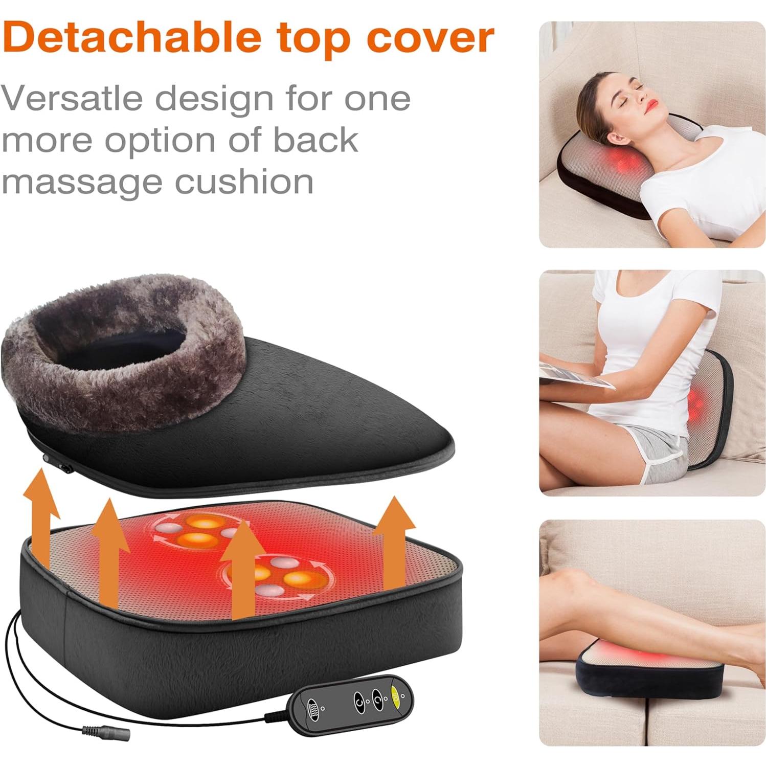 Masajeador de pies eléctrico Snailax con calor y vibración