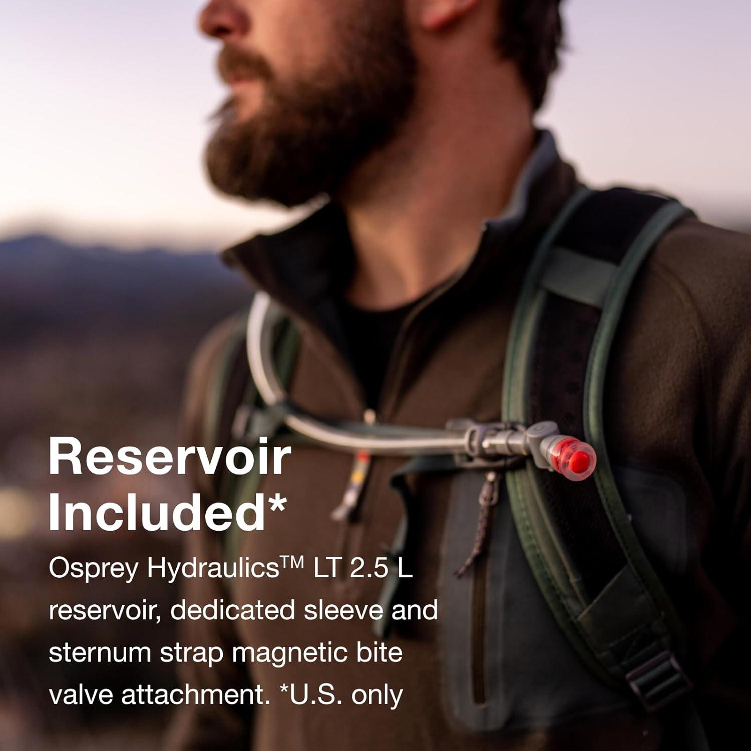 Mochila de Senderismo Osprey Skarab 18L para Hombre Negra