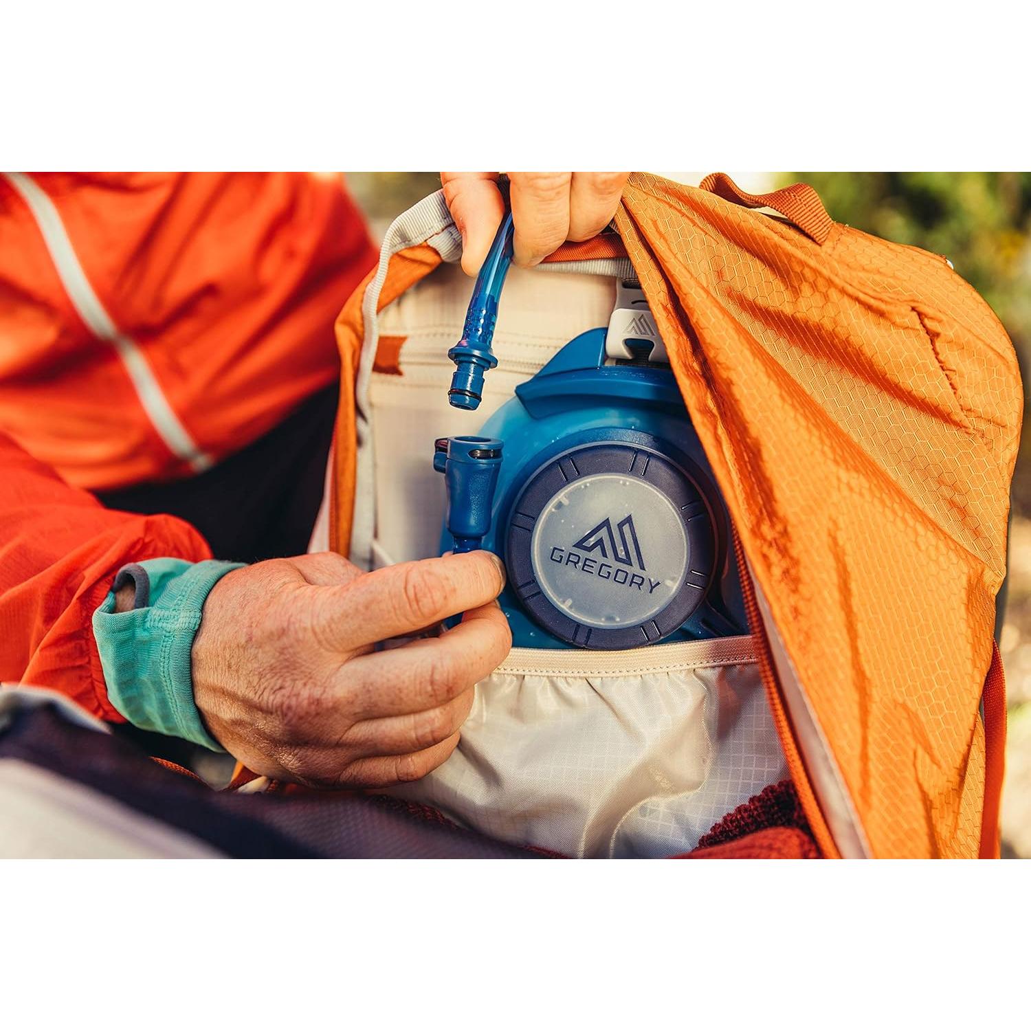 Reservorio de Agua Gregory Hydro 3L para Senderismo Océano/Naranja