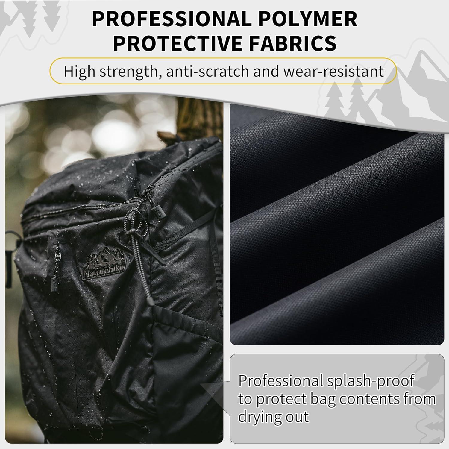 Mochila de Senderismo Naturehike 30+5L Unisex con Sistema AIR