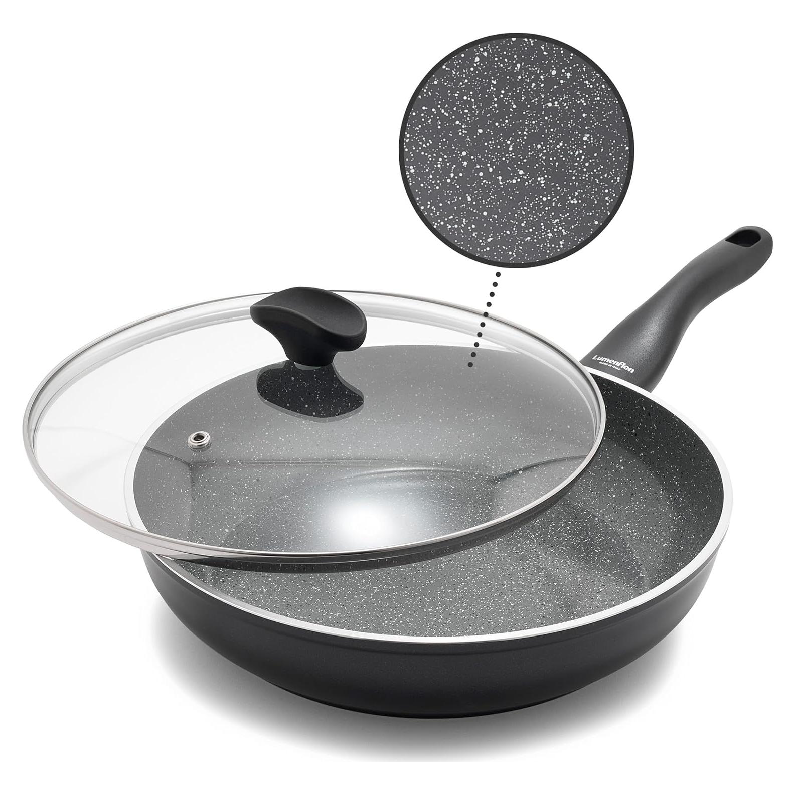 Sartén Antiadherente Rigoletto Lumenflon 3.1QT Cerámica Negra