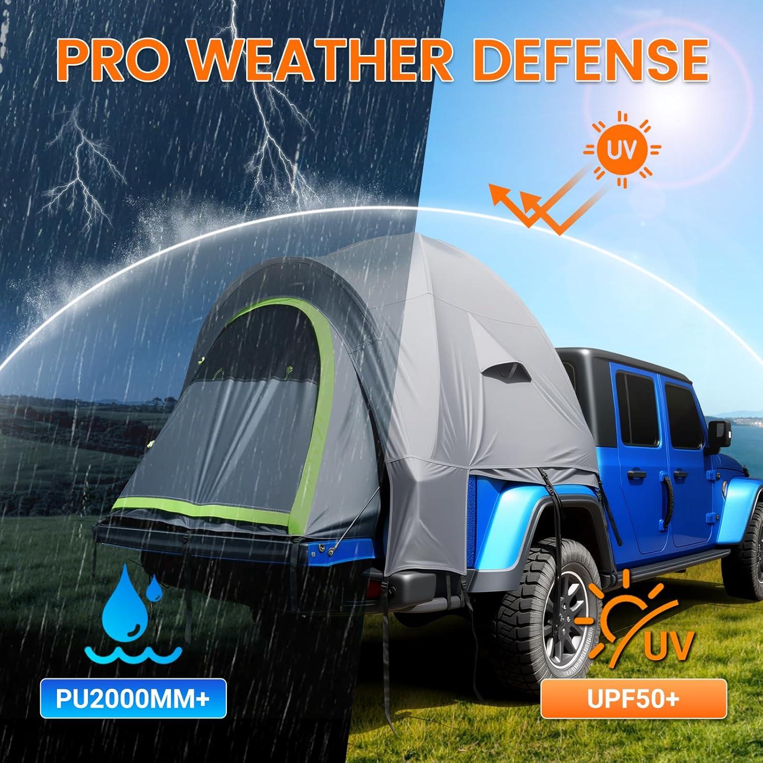 Carpa de Cama para Pickup GOTIDY SP-JK2161, 2 Personas, Impermeable