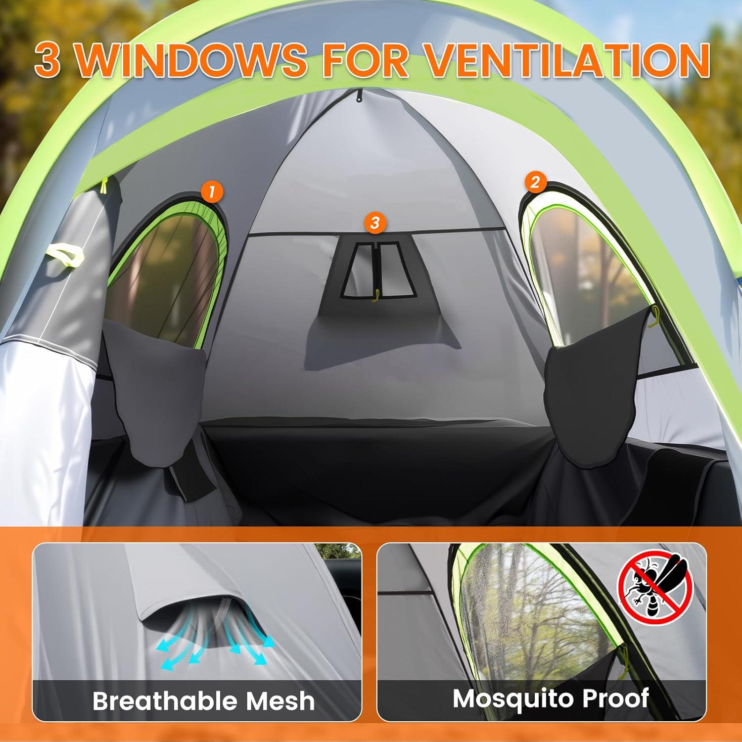 Carpa de Cama para Pickup GOTIDY SP-JK2161, 2 Personas, Impermeable