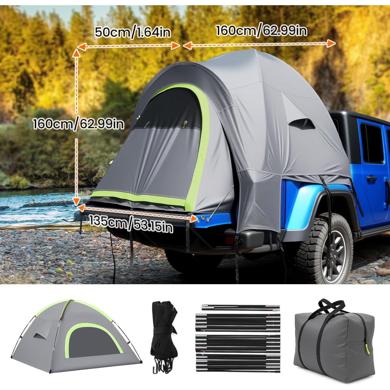 Carpa de Cama para Pickup GOTIDY SP-JK2161, 2 Personas, Impermeable