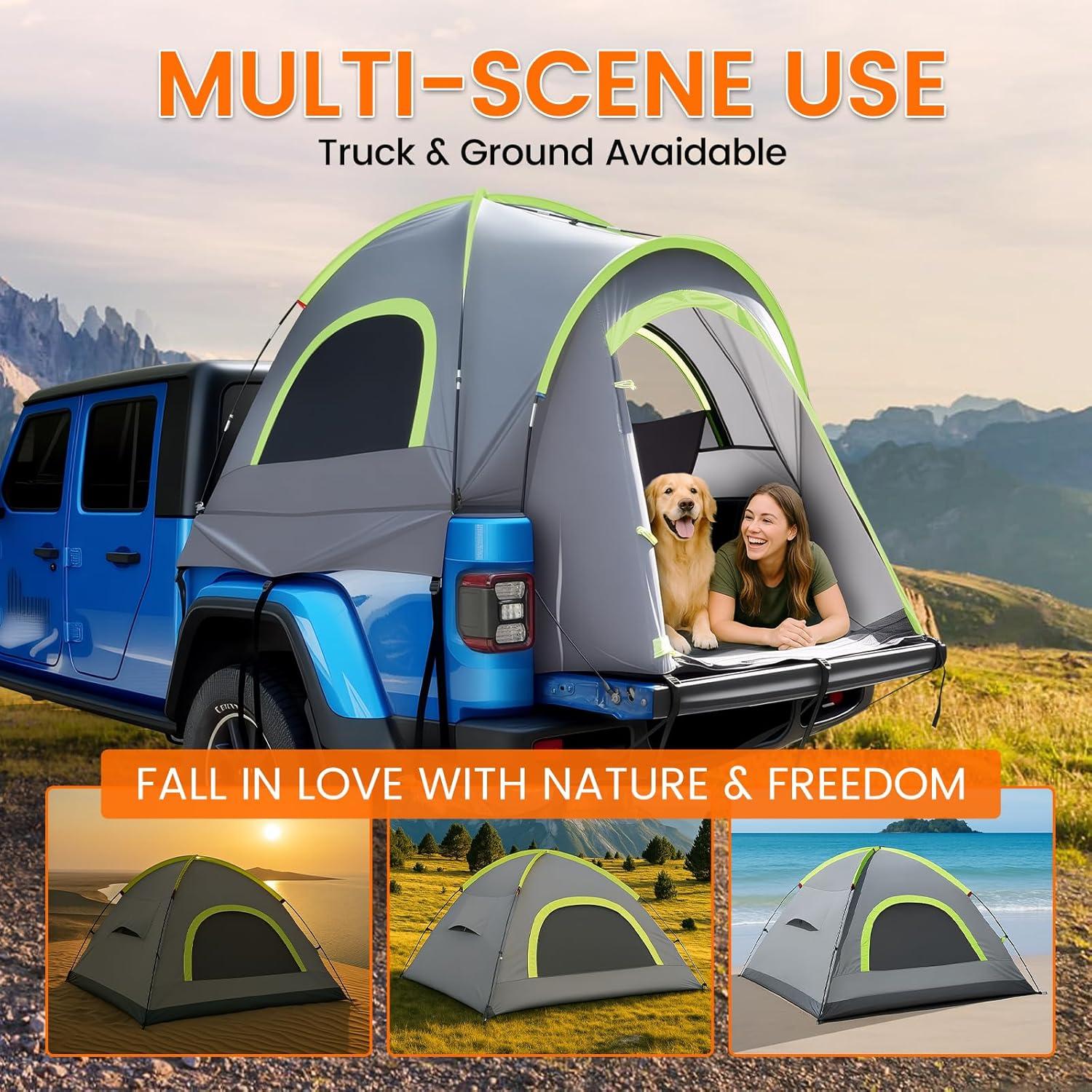 Carpa de Cama para Pickup GOTIDY SP-JK2161, 2 Personas, Impermeable