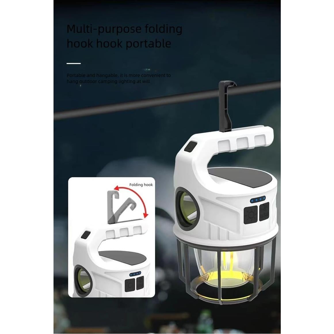 Linterna LED Recargable RU SL-008, 500LM, IPX4, 7 Modos