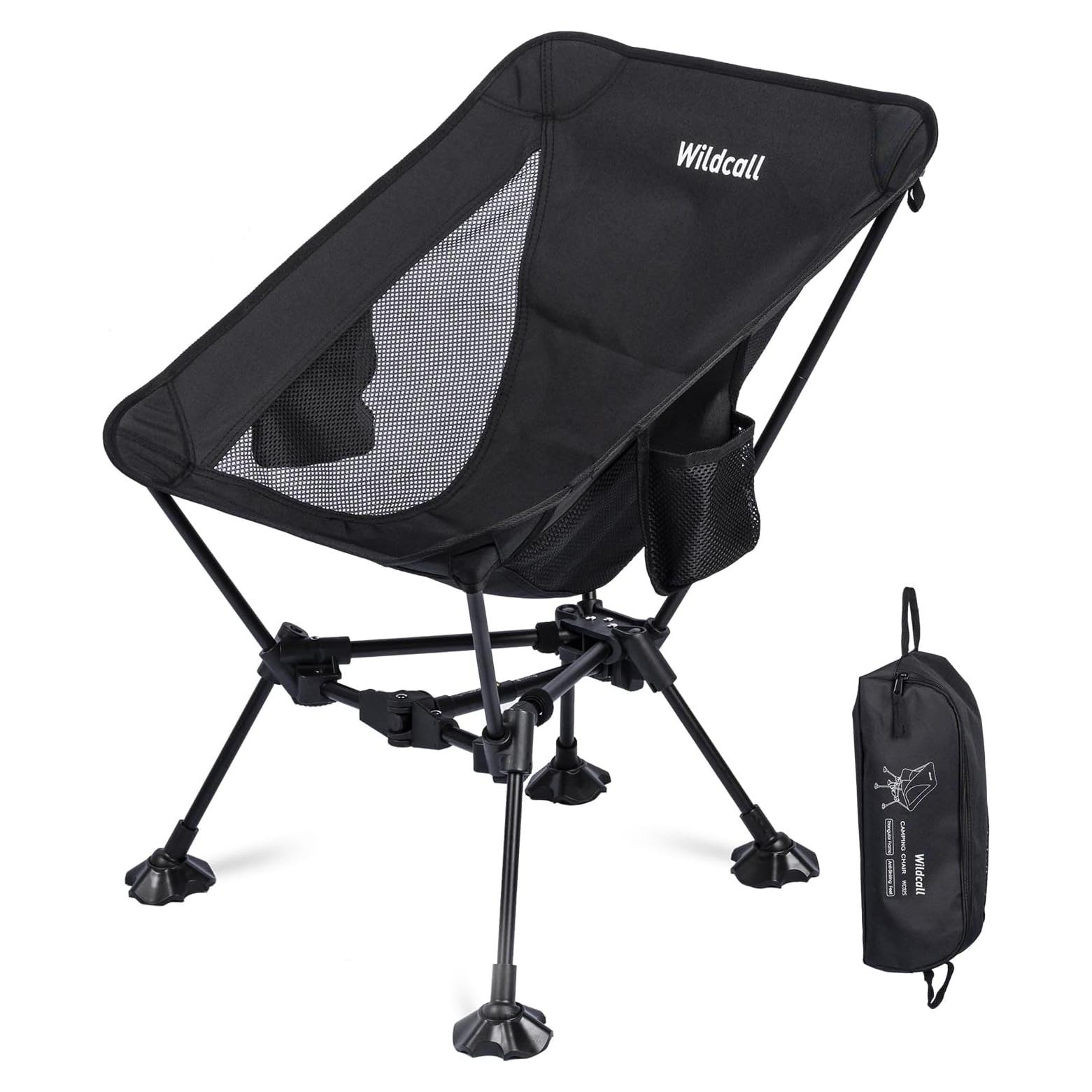 Silla de Camping Plegable WildCall 1.4 kg Antihundimiento