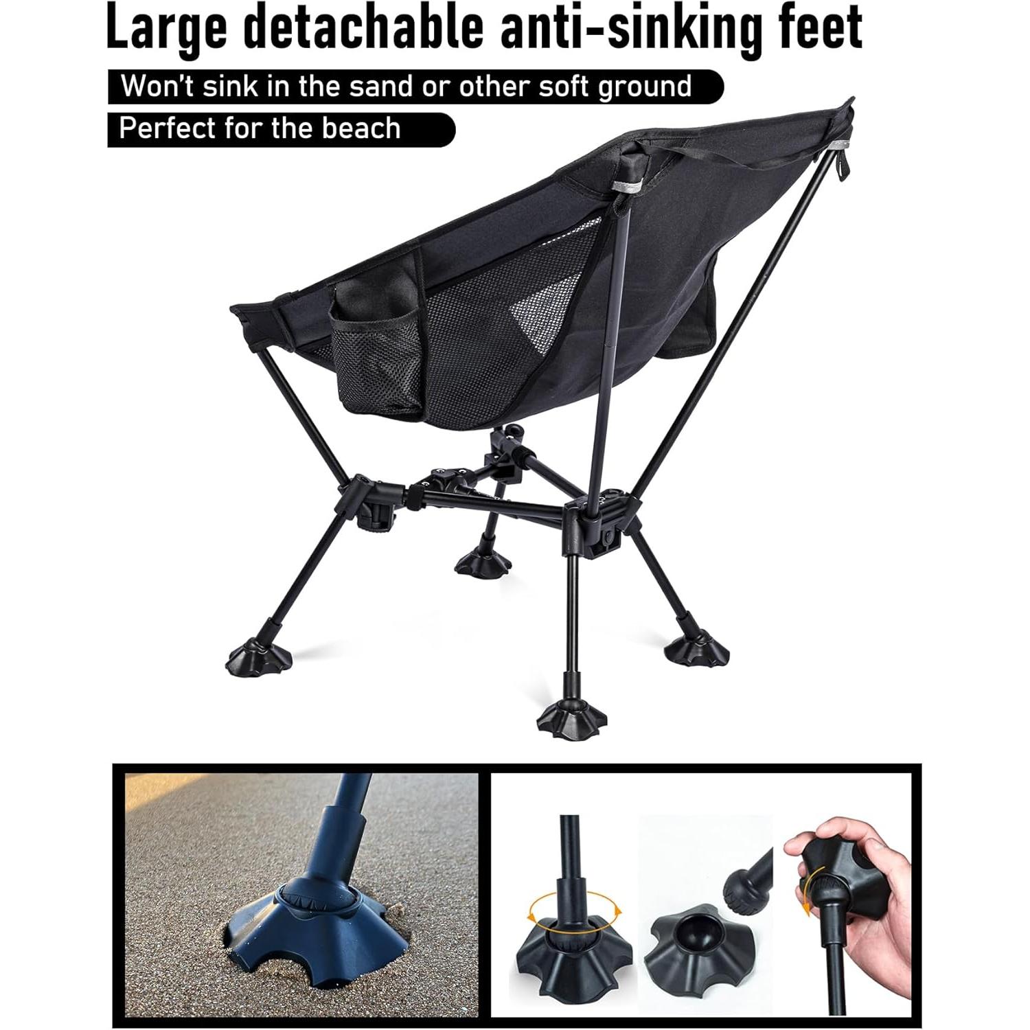 Silla de Camping Plegable WildCall 1.4 kg Antihundimiento