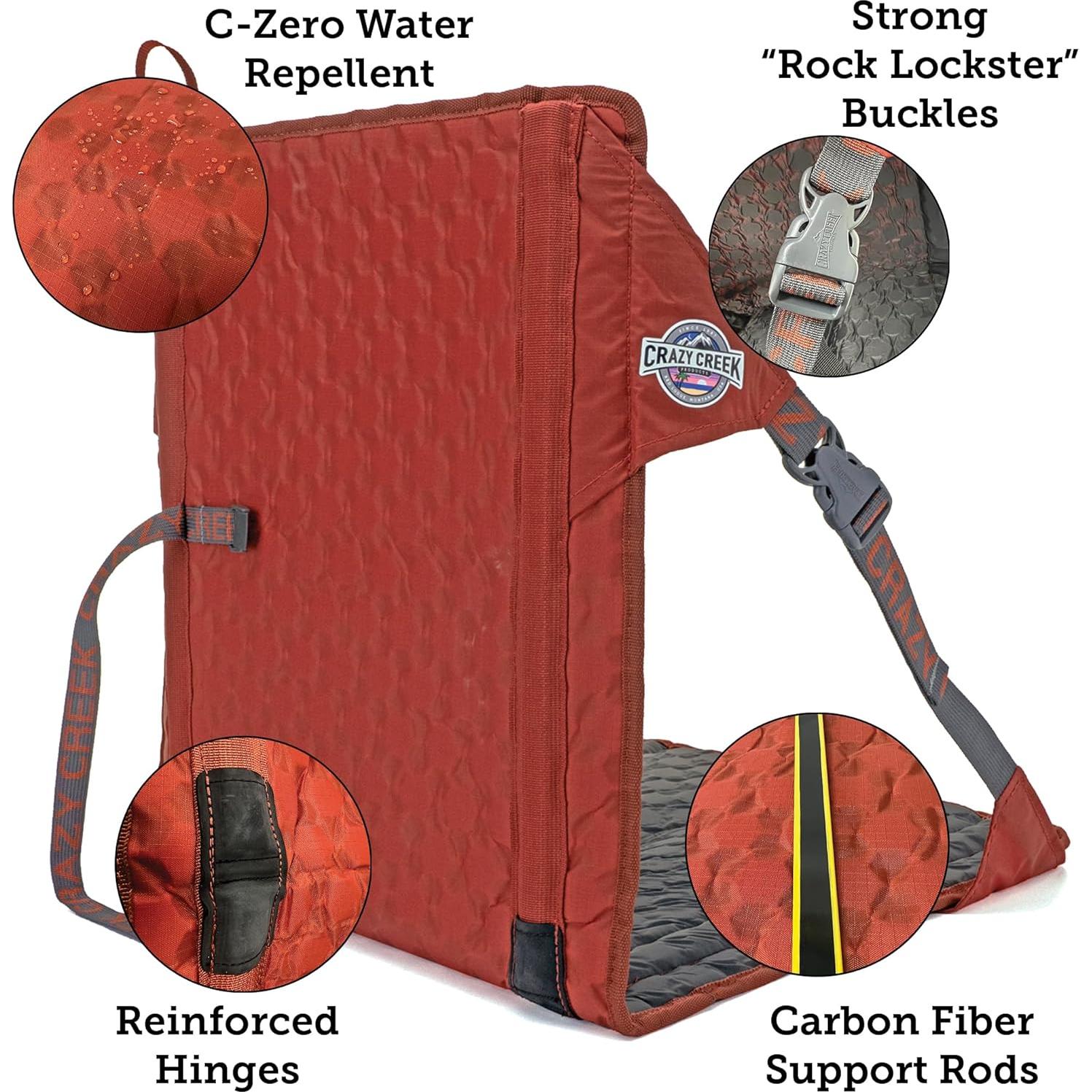 Silla Original HEX 2.0 Crazy Creek Plegable Resistente al Agua