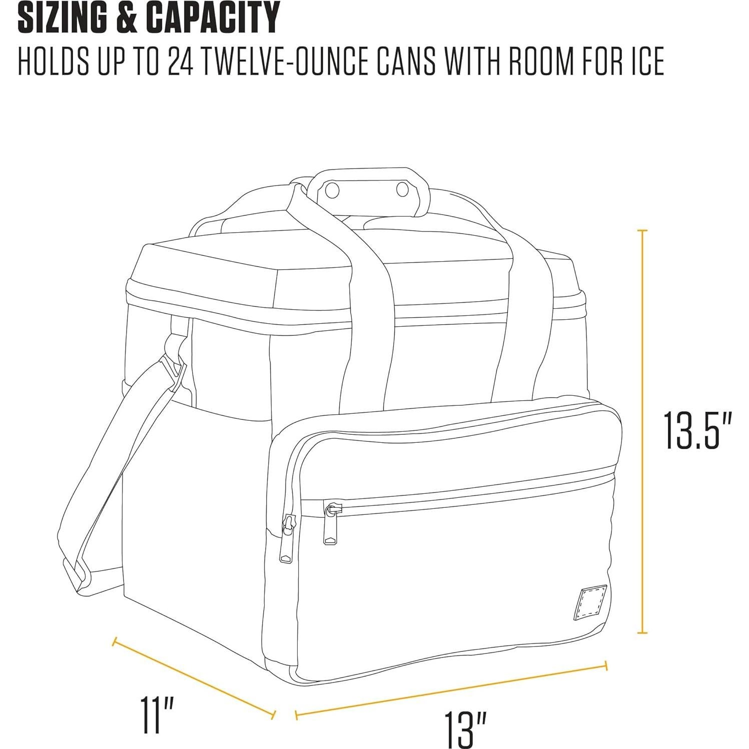 Nevera Aislada Carhartt 24 Latas Bluestone Resistente Agua