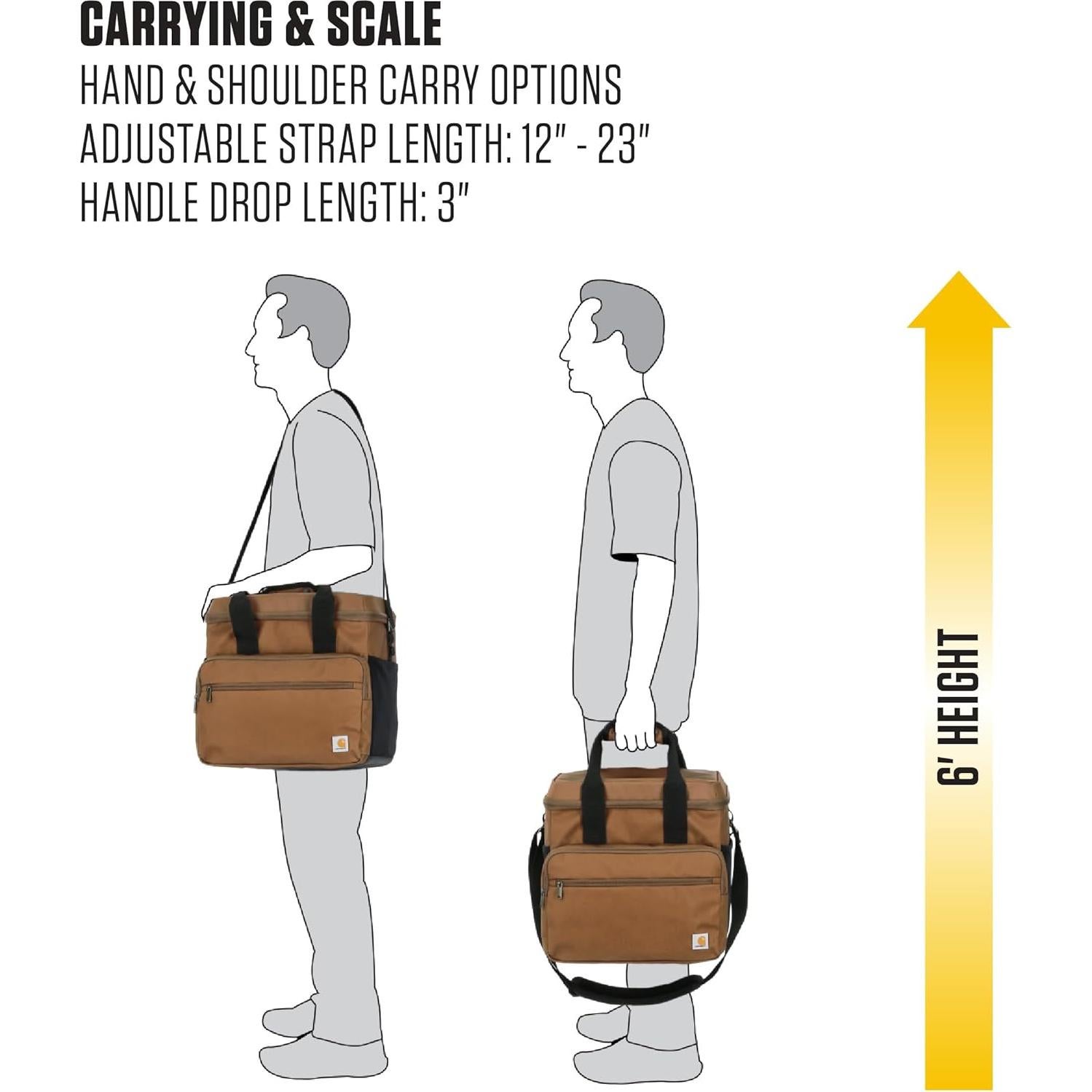 Nevera Aislada Carhartt 24 Latas Bluestone Resistente Agua