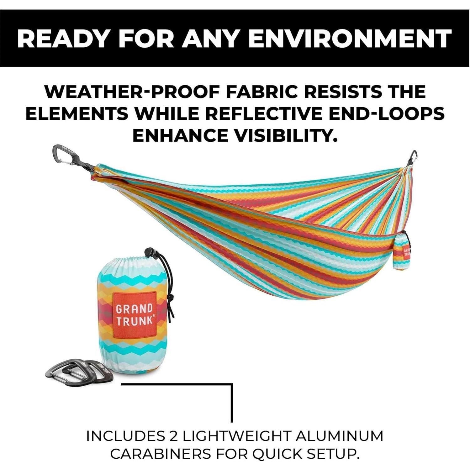 Hamaca Doble Grand Trunk TT | Camping 3.35m x 2m | Gran Fleur