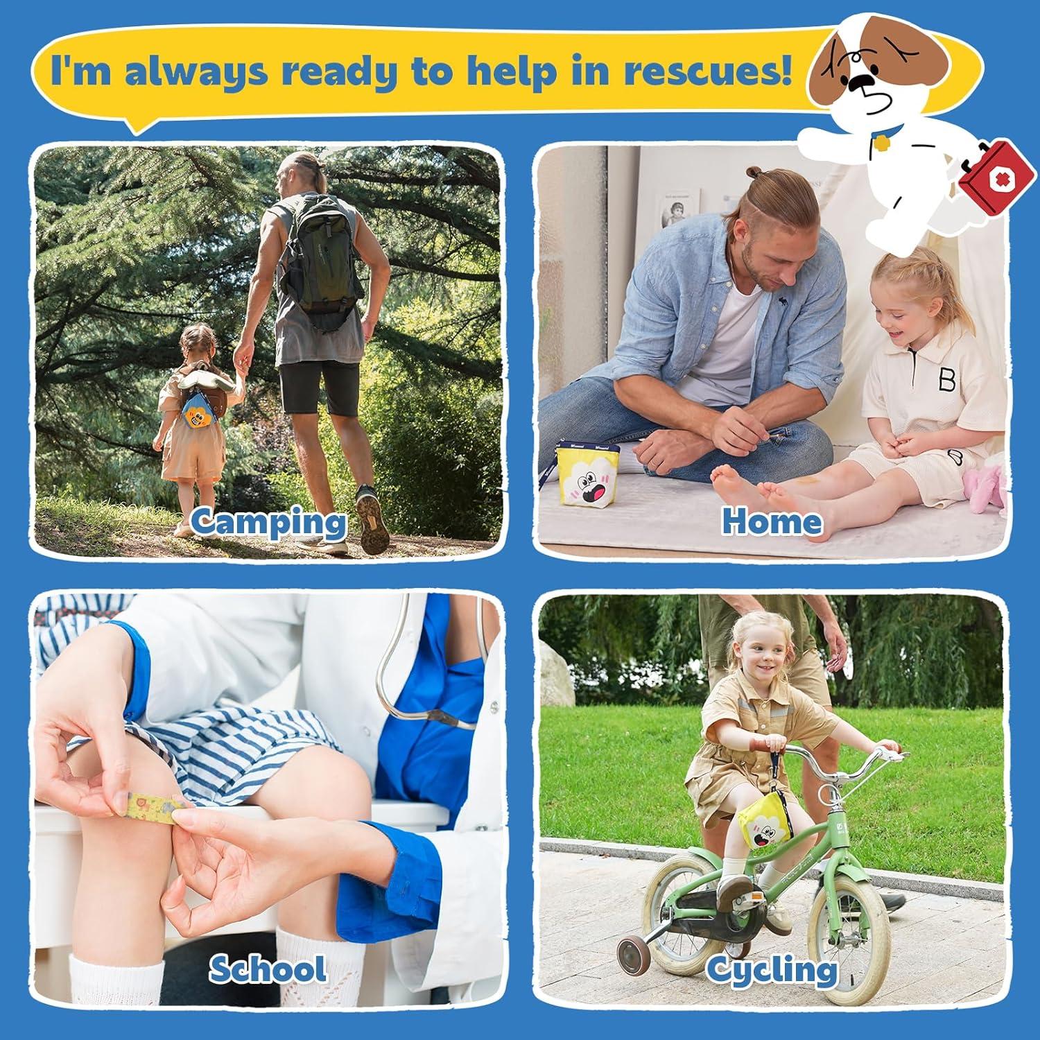 Kit de Primeros Auxilios StBernard para Niños EDC Azul