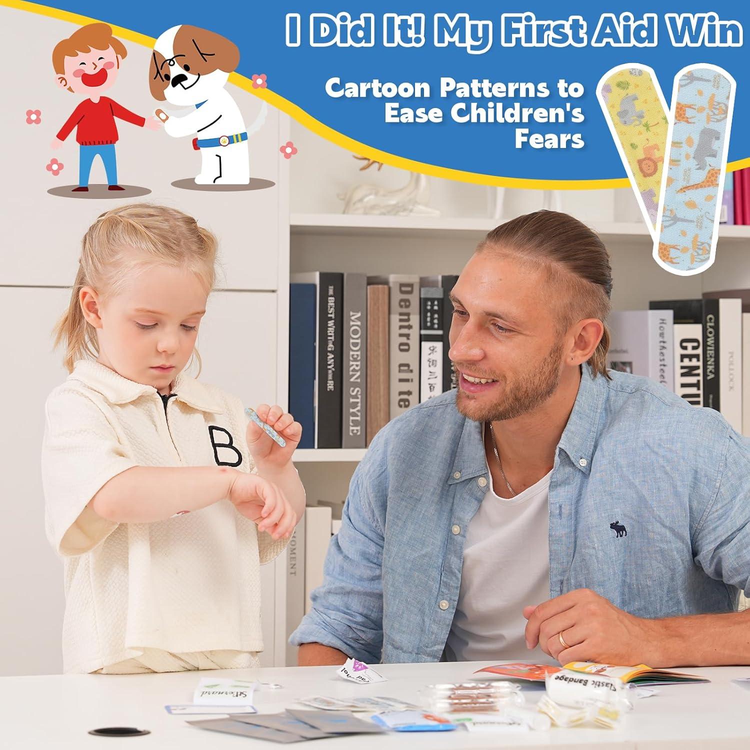 Kit de Primeros Auxilios StBernard para Niños EDC Azul