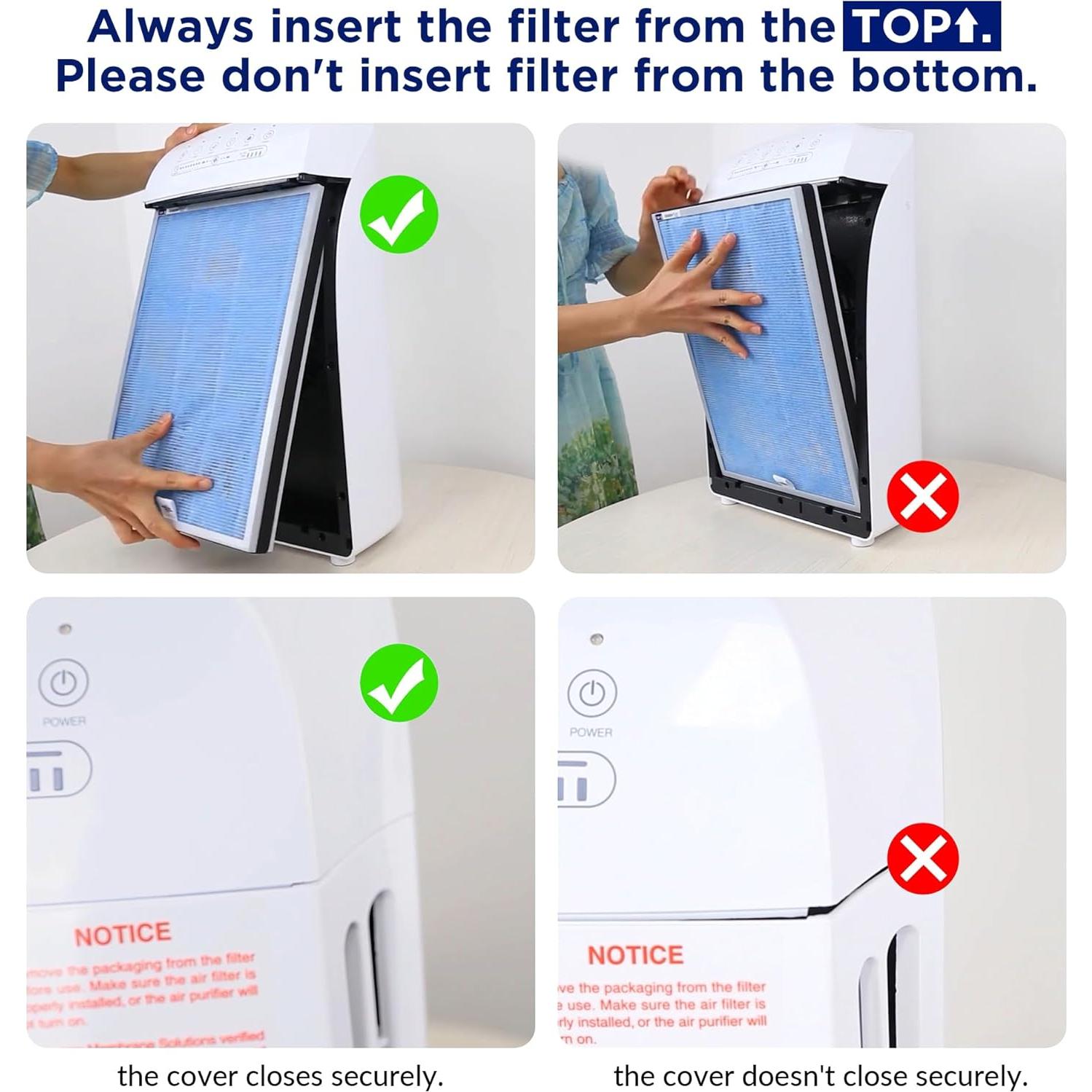 Filtro HEPA Original Membrane Solutions MSA3/MSA3S 1 Paquete