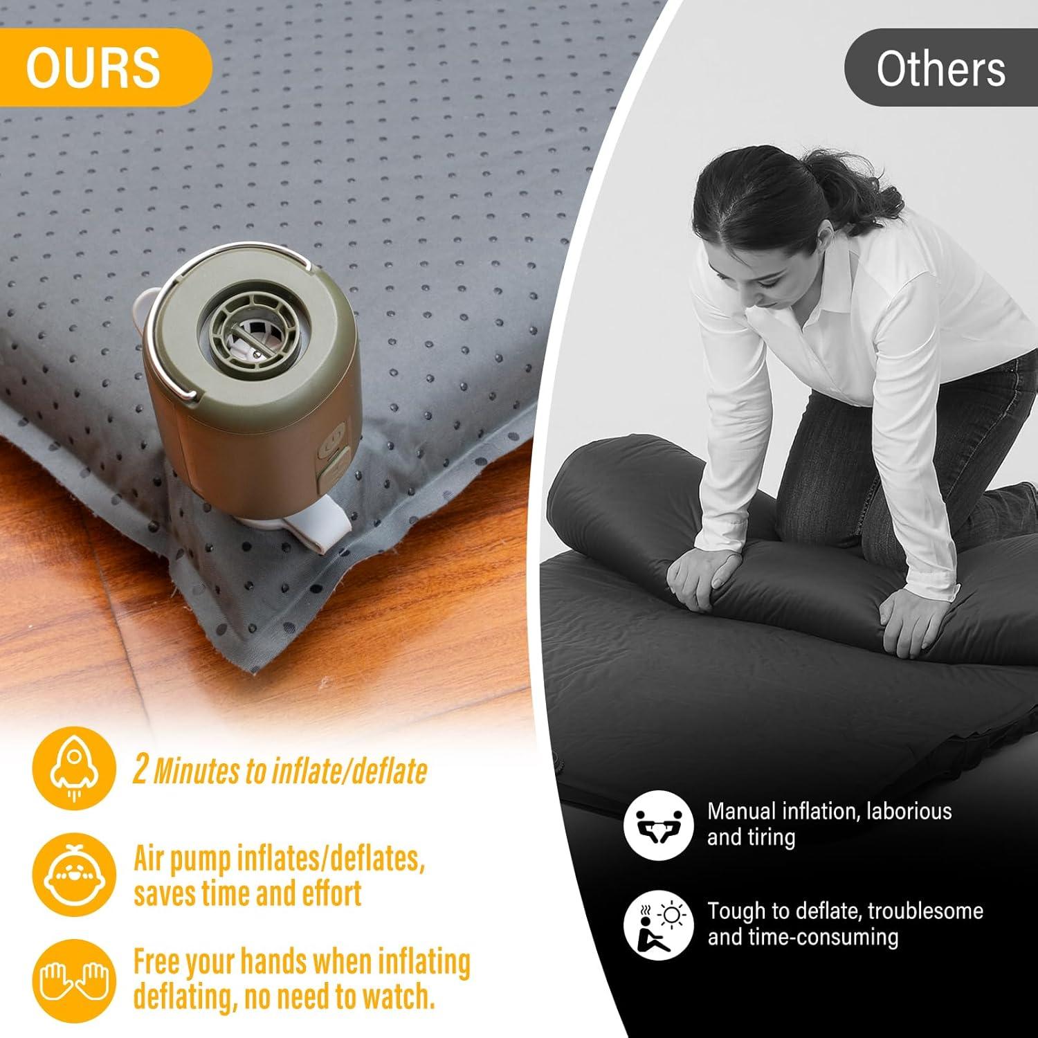 Colchón Inflable M KARMATER RM500 para SUV con Bomba de Aire