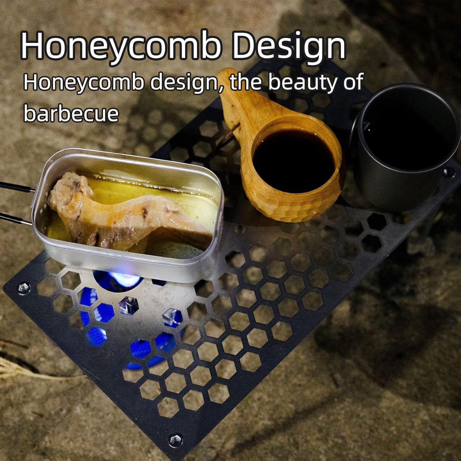 Mesa de Camping Ultraligera TREKREVIVE BT200 Titanio Plegable