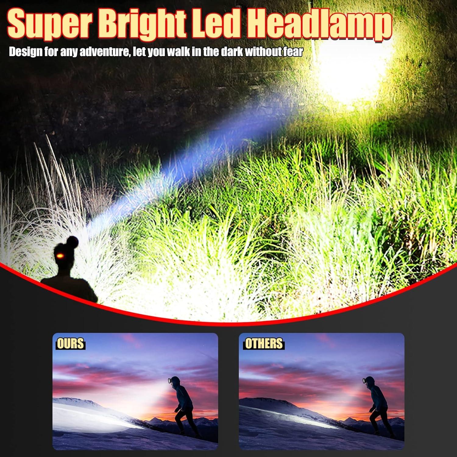 Linterna Frontal LED Aikertec SB11 Recargable IPX5 3 Modos