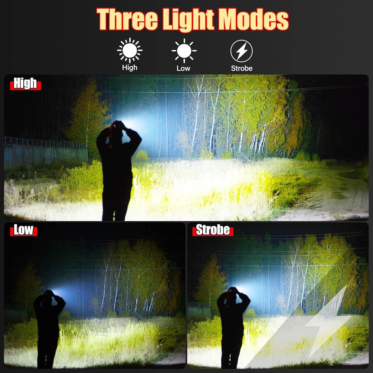 Linterna Frontal LED Aikertec SB11 Recargable IPX5 3 Modos